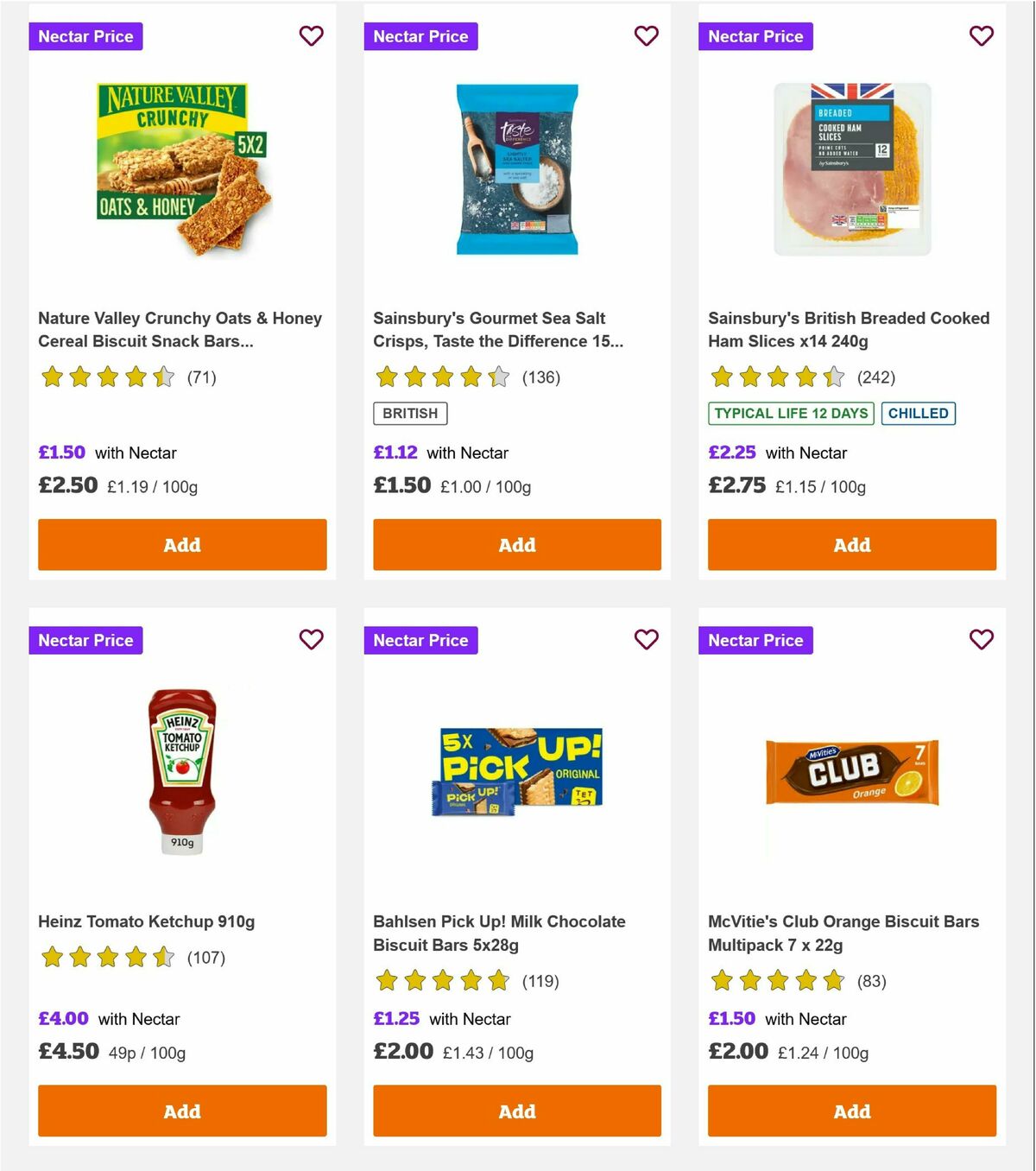 Sainsbury's Offers from 19 September