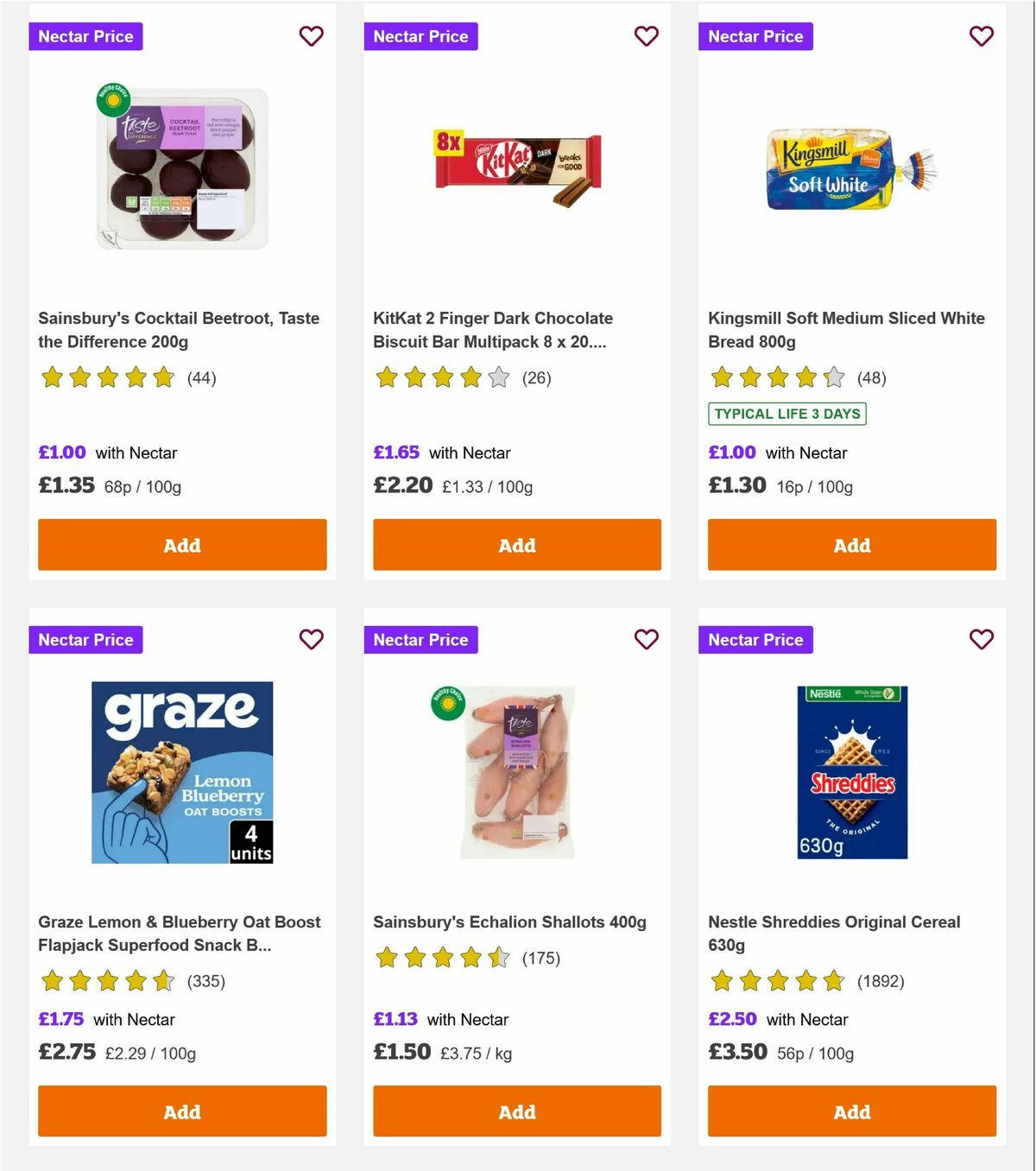 Sainsbury's Offers from 19 September