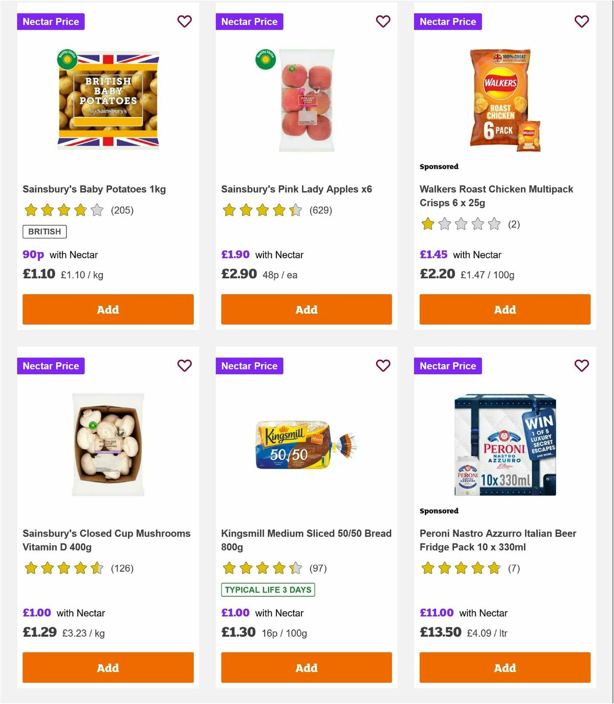 Sainsbury's Offers from 19 September