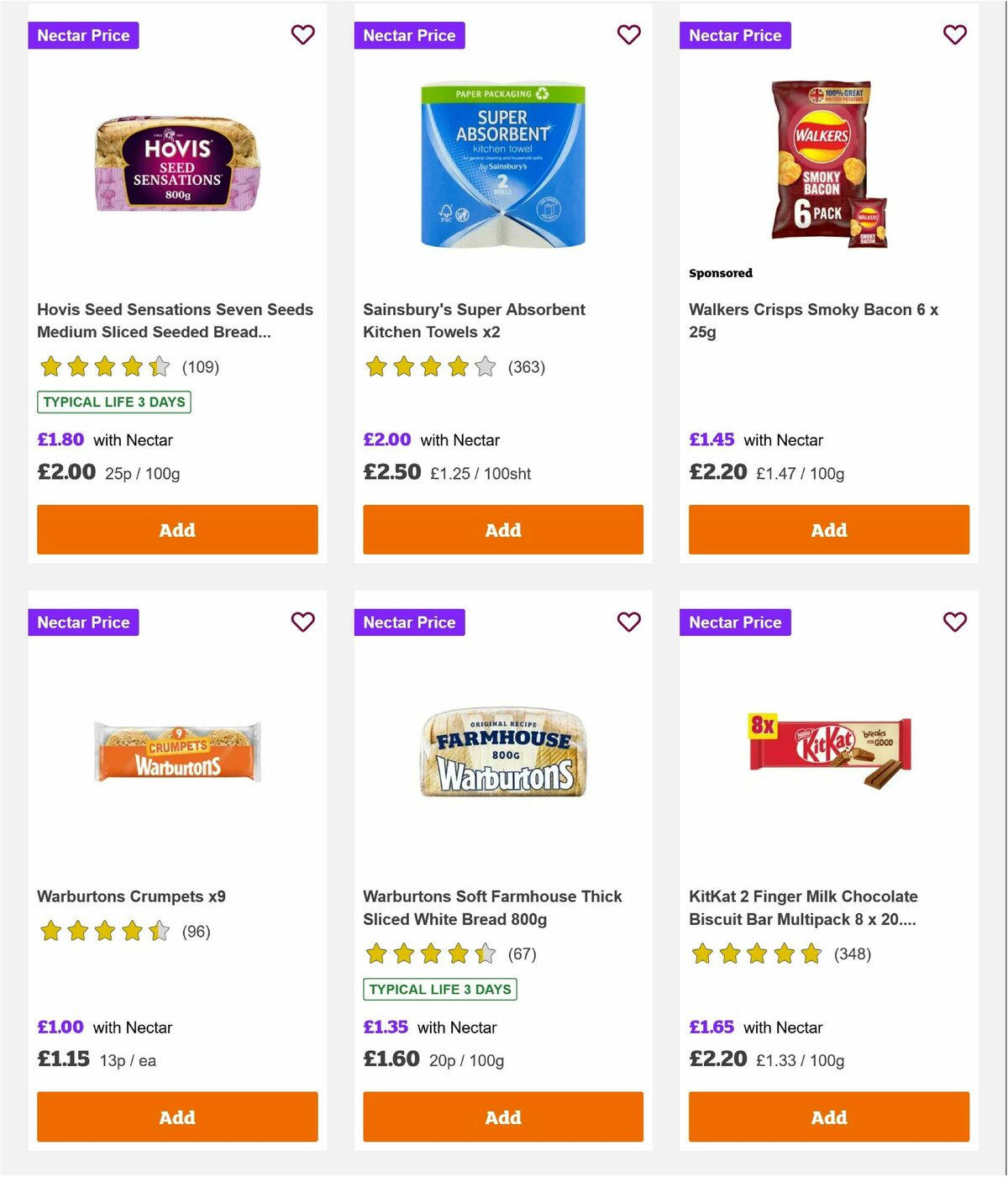 Sainsbury's Offers from 19 September