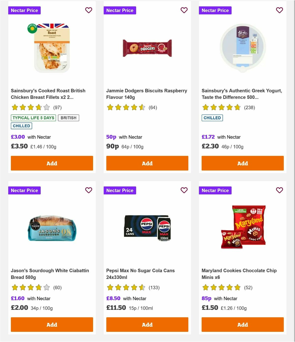 Sainsbury's Offers from 19 September