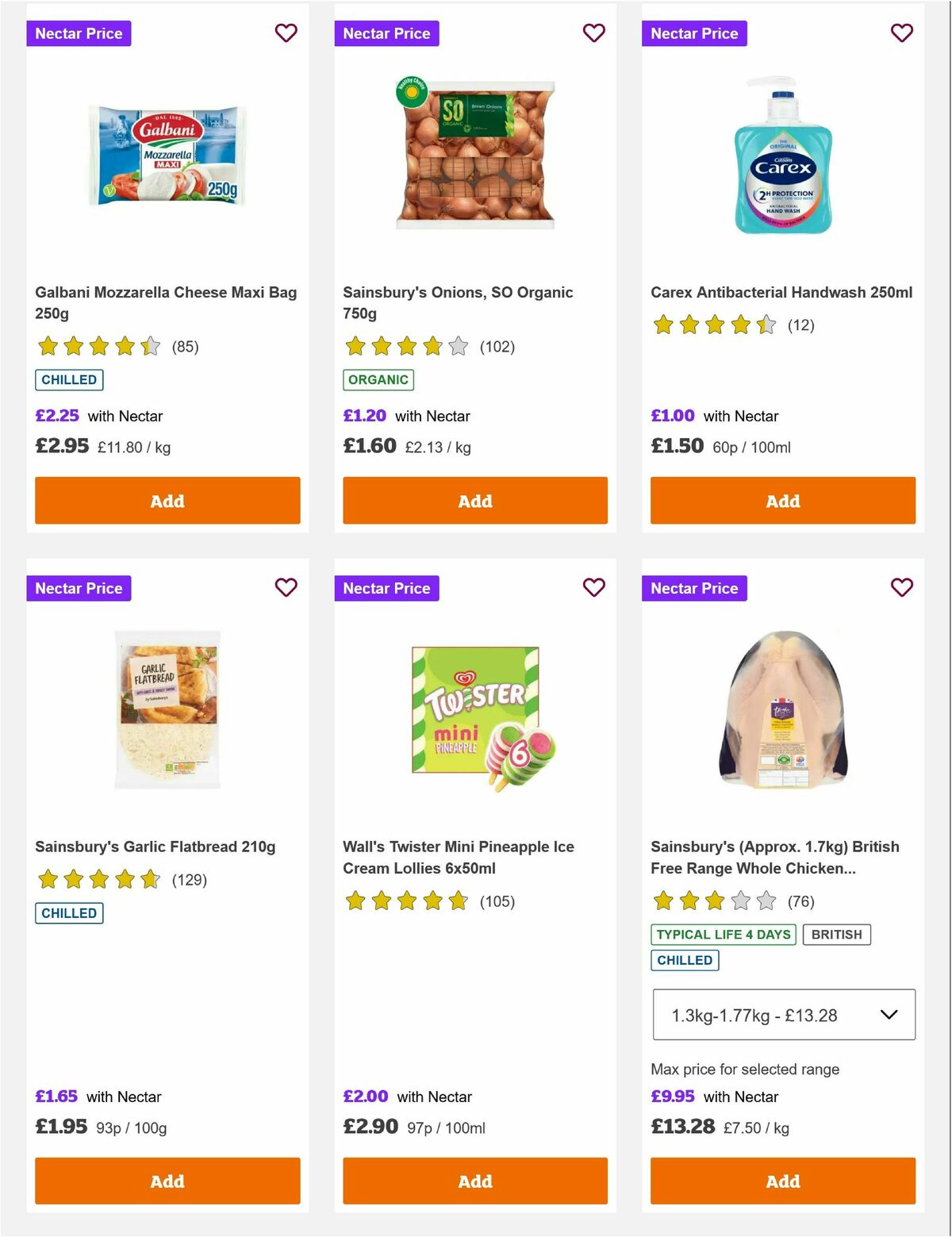 Sainsbury's Offers from 26 September