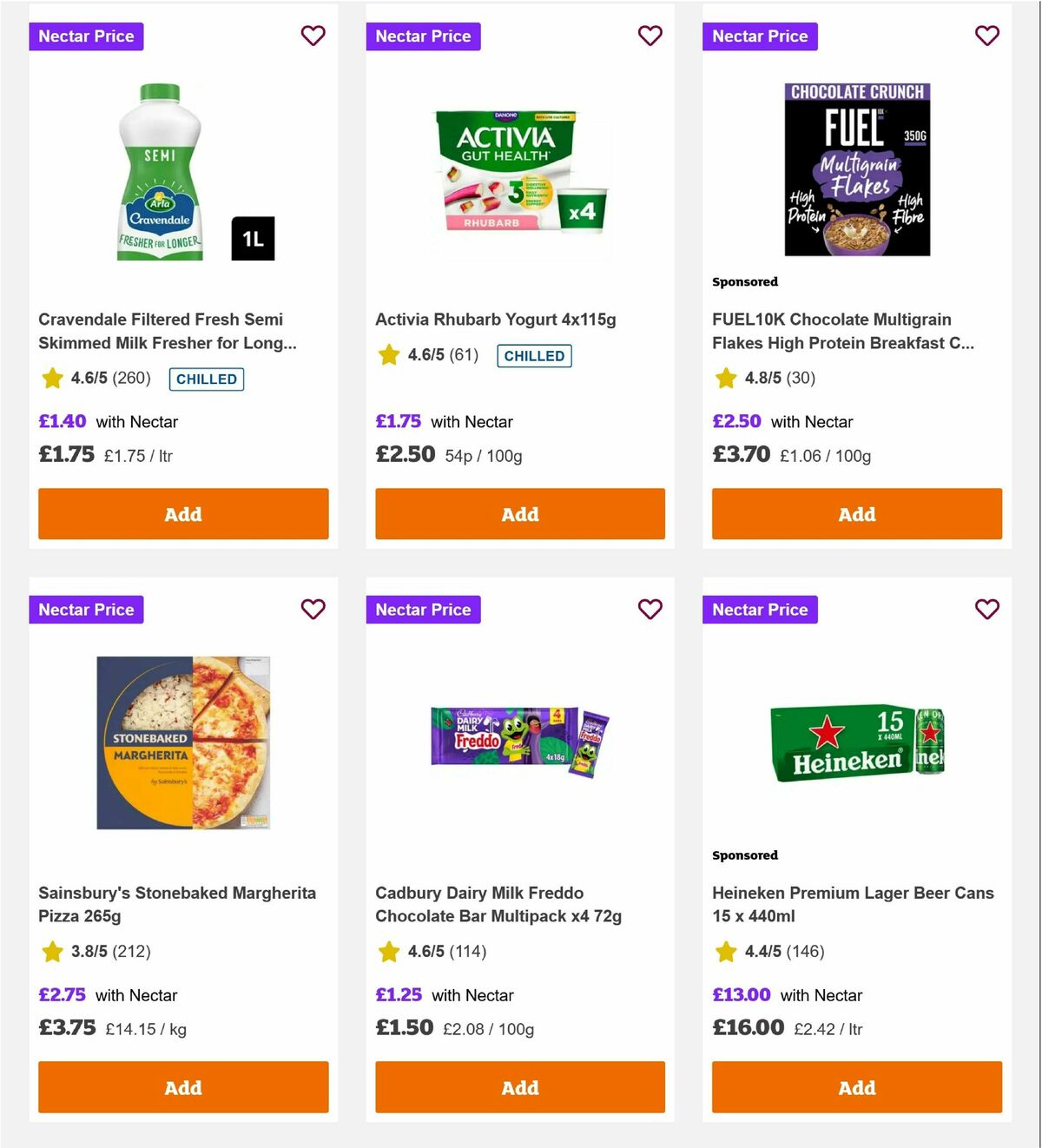 Sainsbury's Offers from 3 October