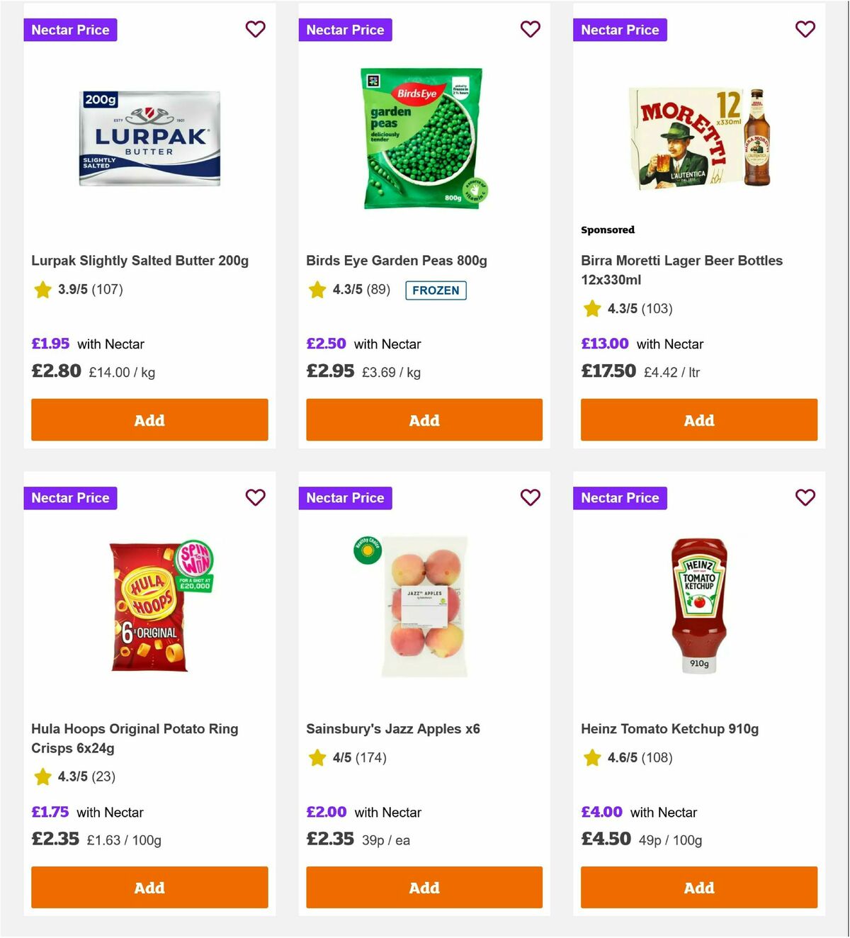 Sainsbury's Offers from 3 October