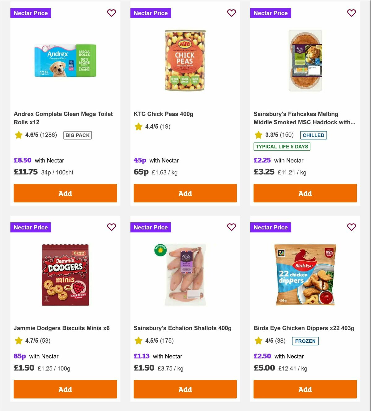 Sainsbury's Offers from 3 October