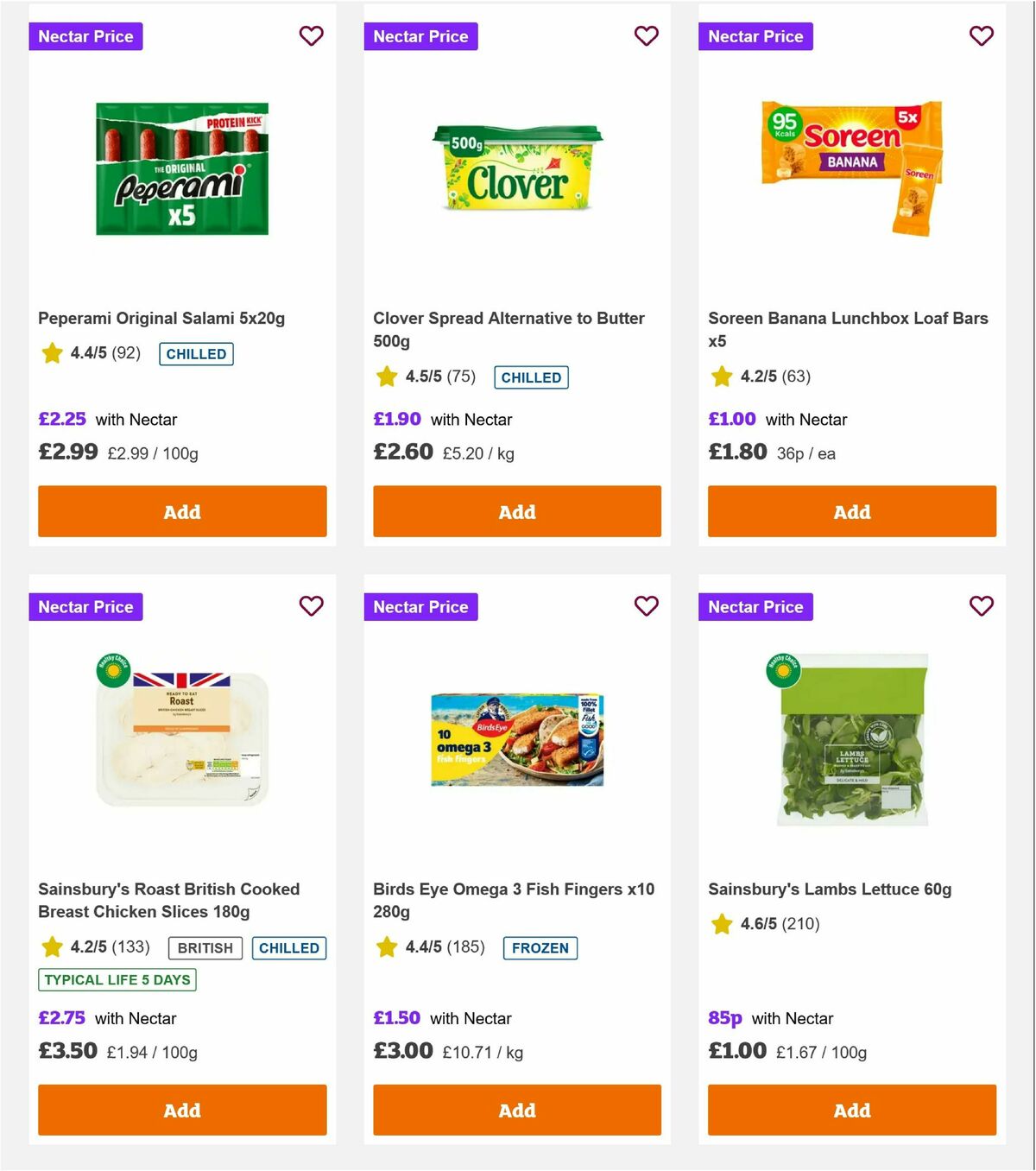 Sainsbury's Offers from 3 October