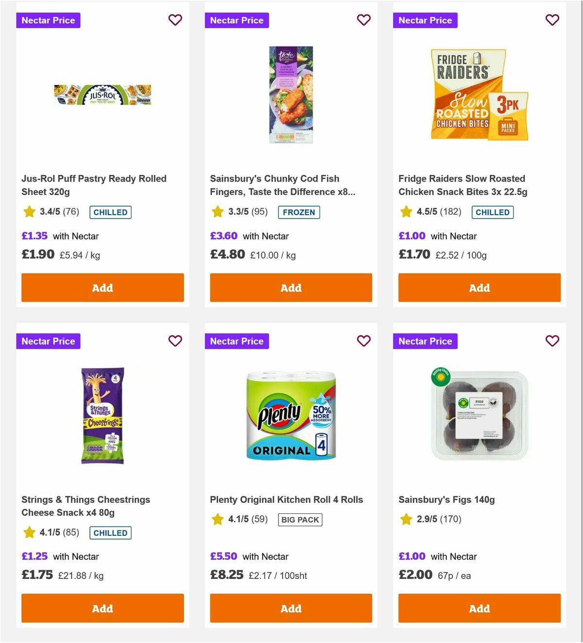 Sainsbury's Offers from 3 October