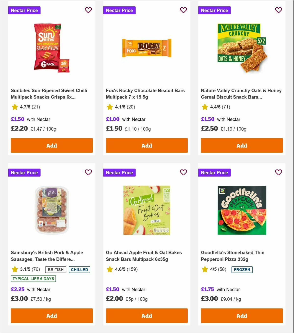 Sainsbury's Offers from 3 October