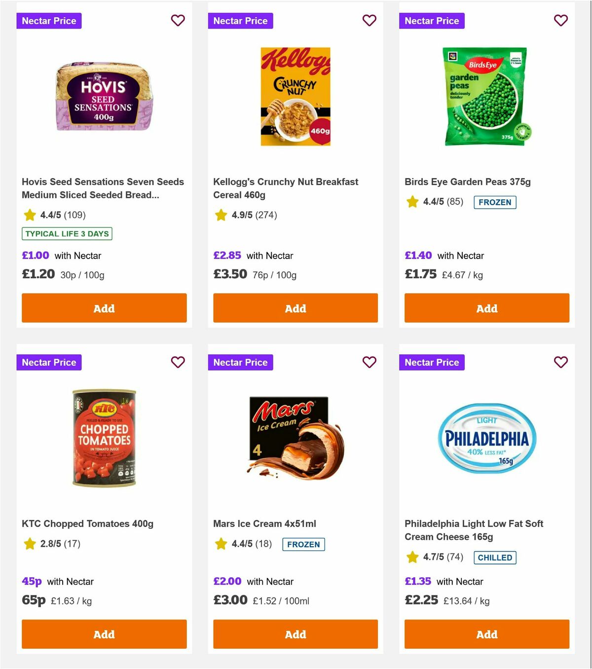 Sainsbury's Offers from 3 October