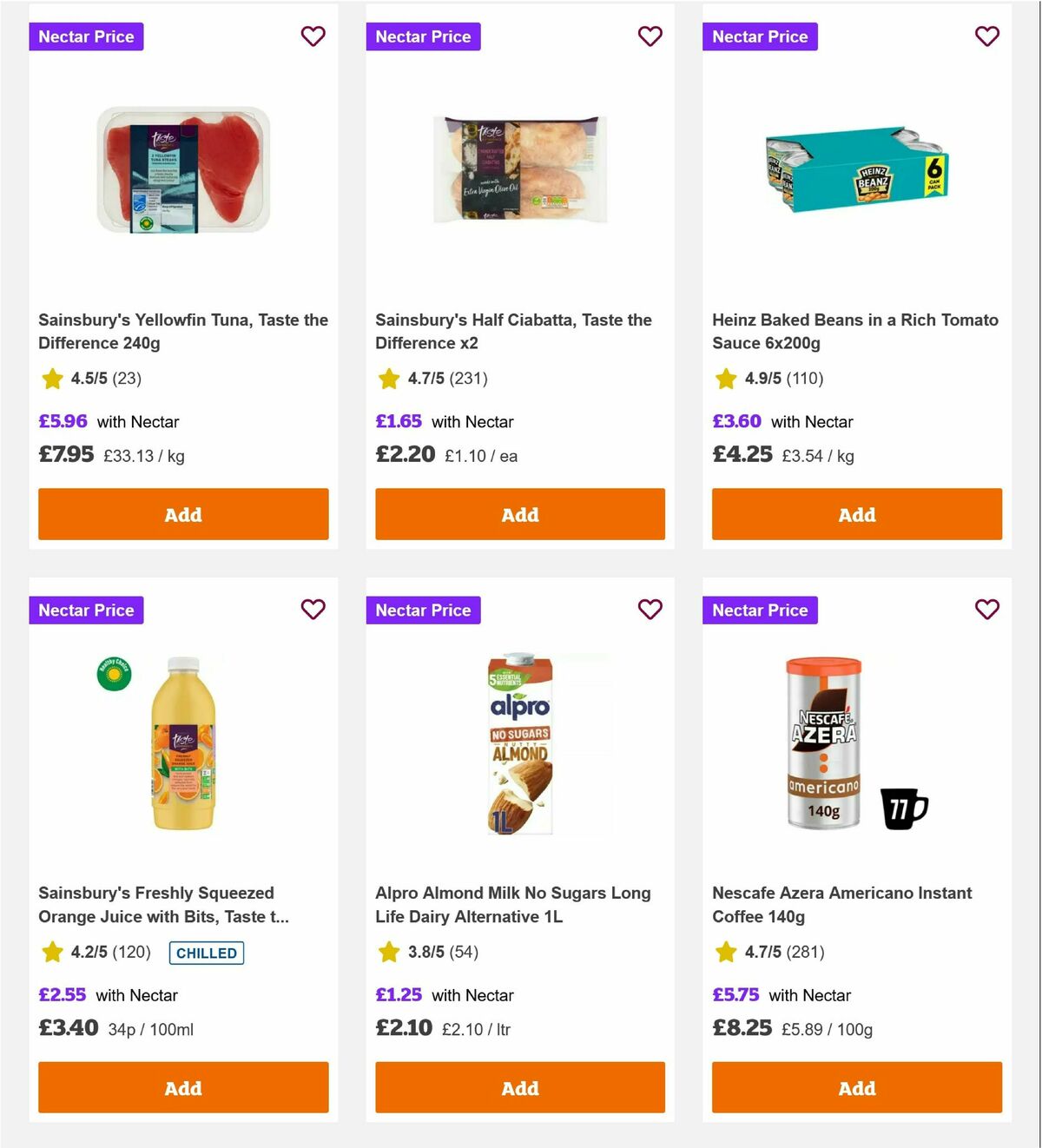 Sainsbury's Offers from 3 October
