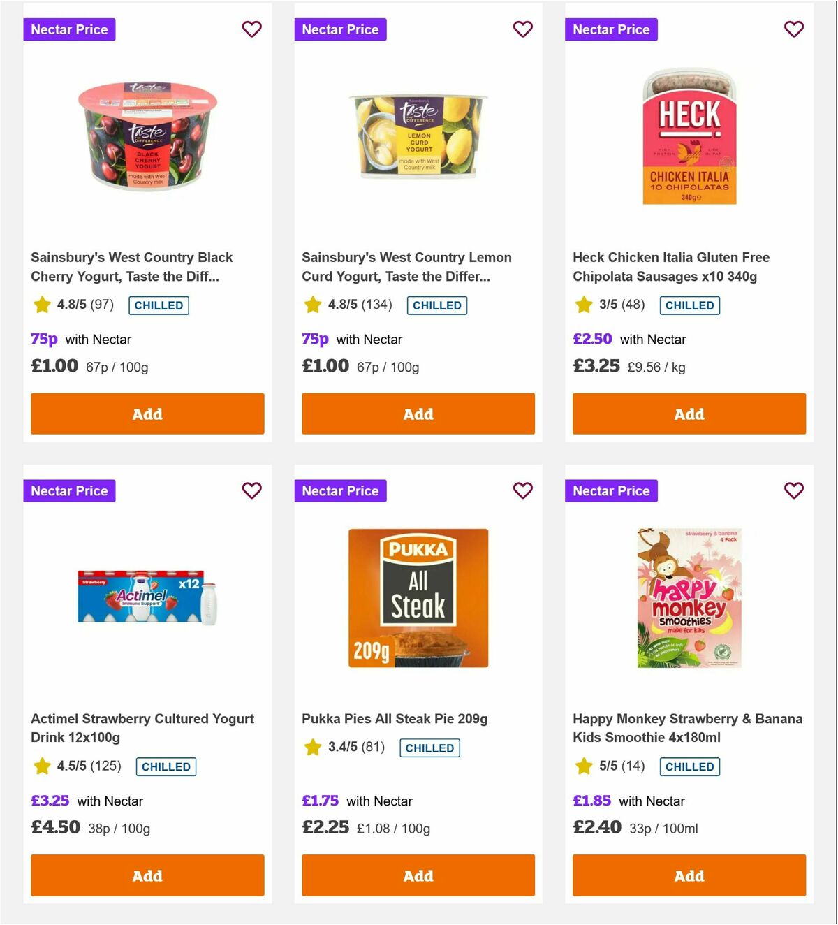 Sainsbury's Offers from 3 October