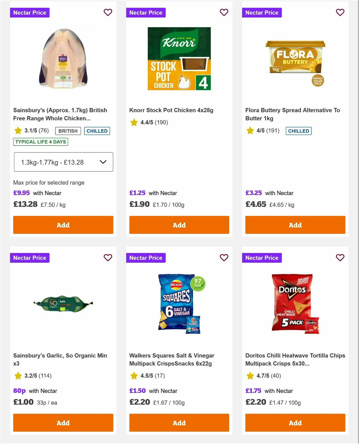 Sainsbury's Offers from 3 October