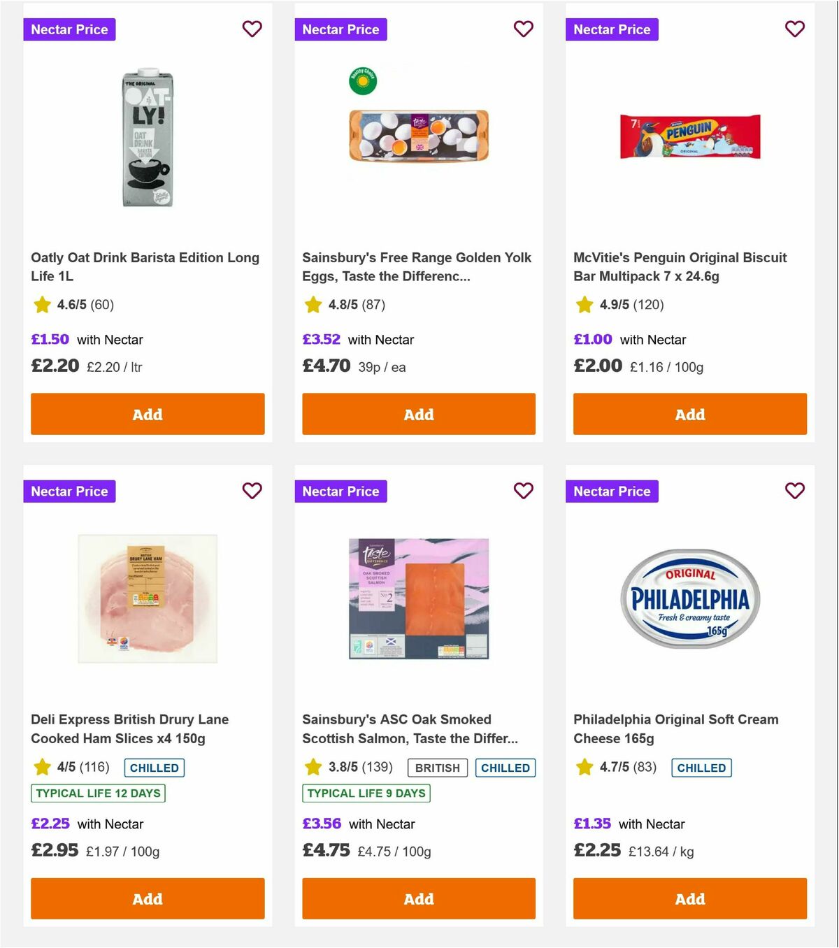 Sainsbury's Offers from 3 October