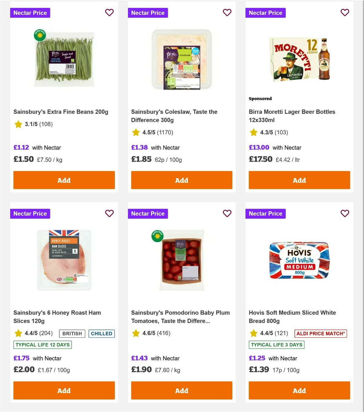 Sainsbury's Offers from 3 October
