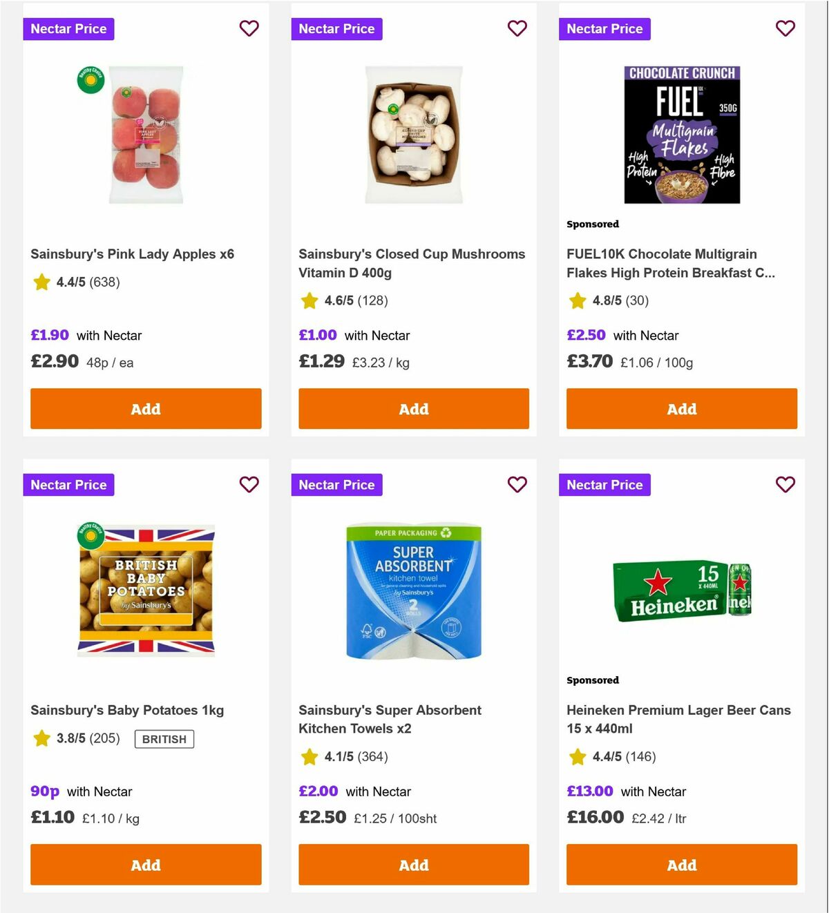 Sainsbury's Offers from 3 October