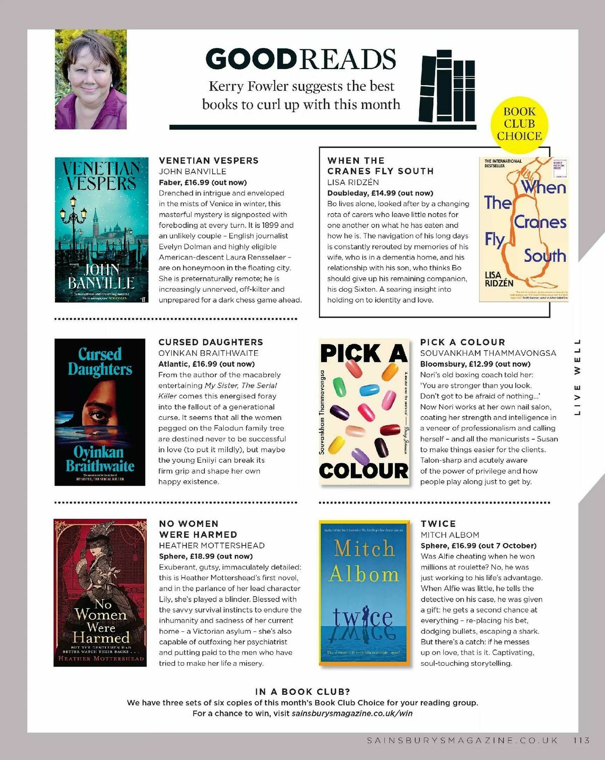 Sainsbury's Magazine October Offers from 1 October