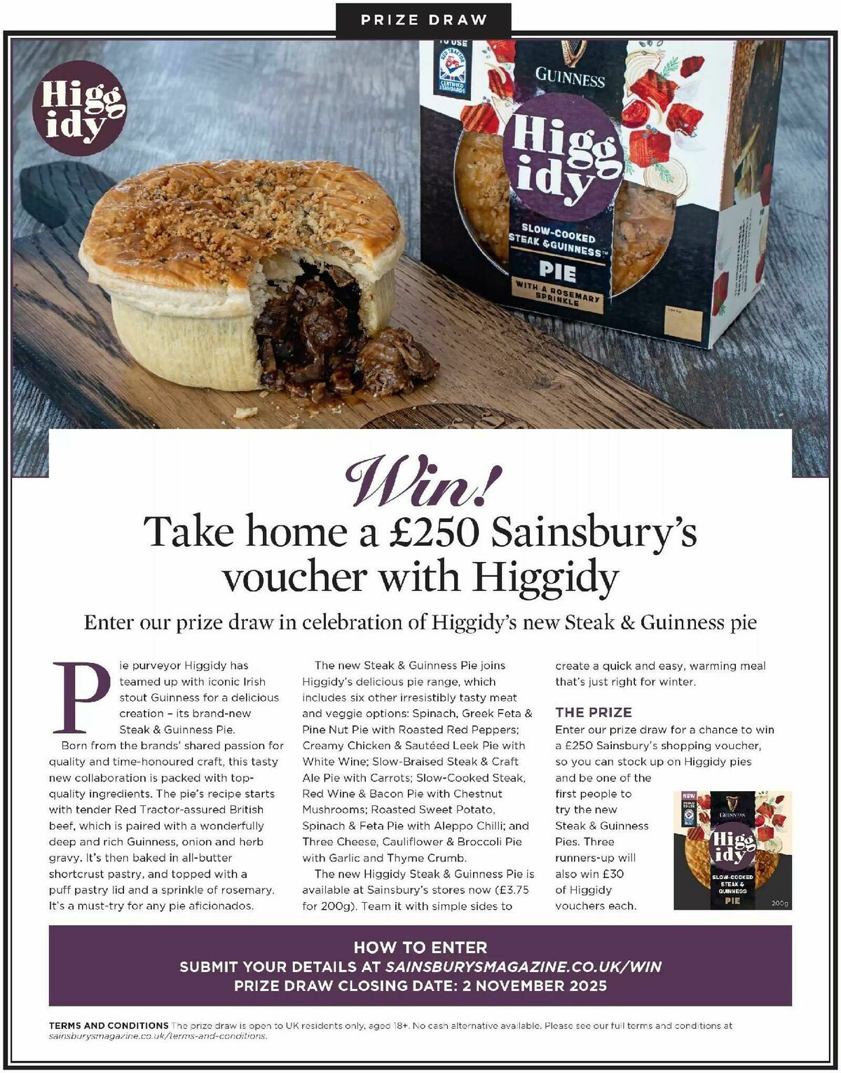 Sainsbury's Magazine October Offers from 1 October