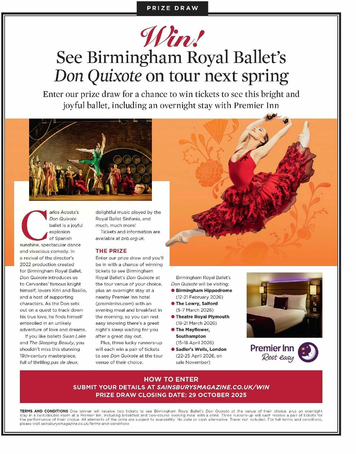 Sainsbury's Magazine October Offers from 1 October