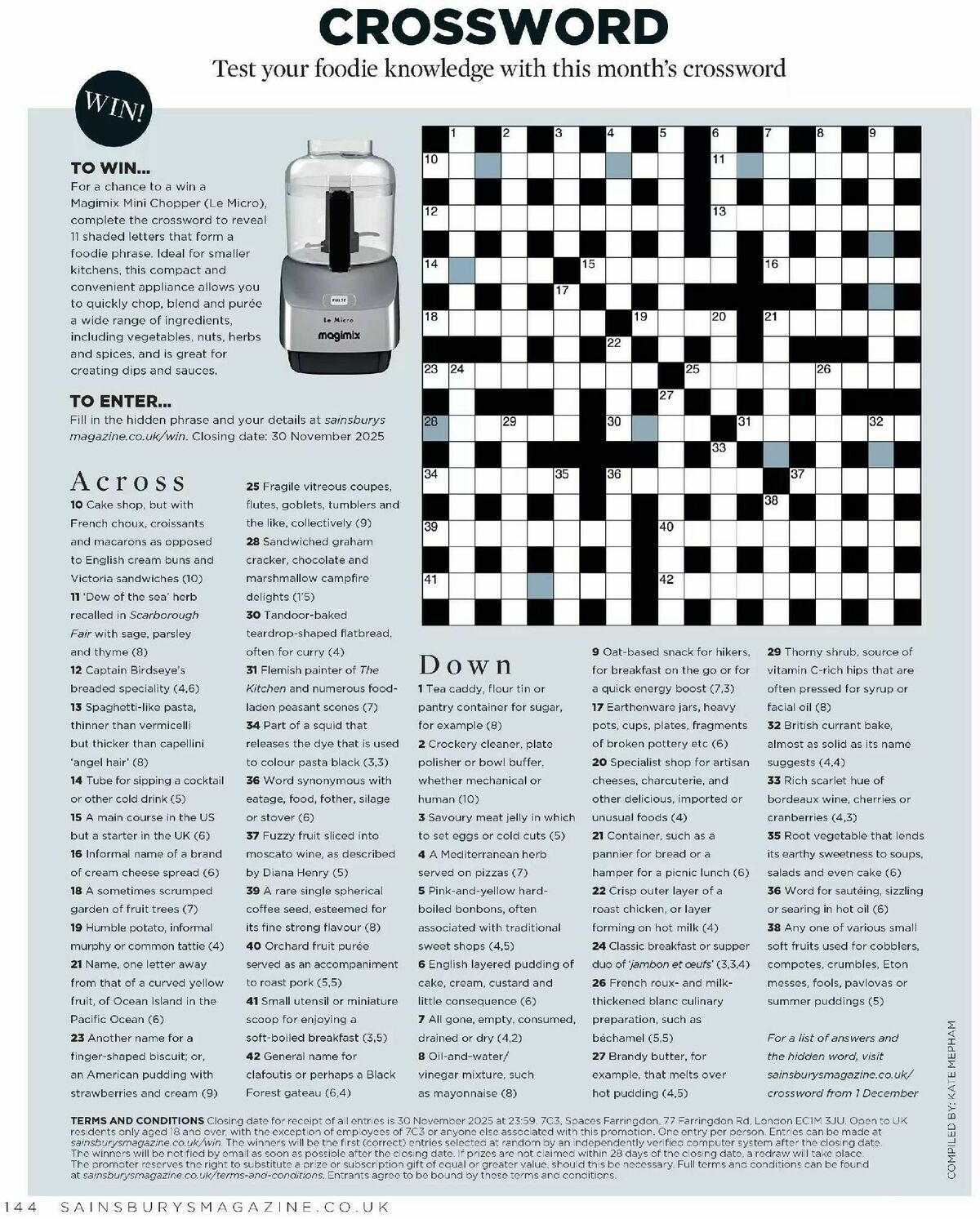 Sainsbury's Magazine October Offers from 1 October