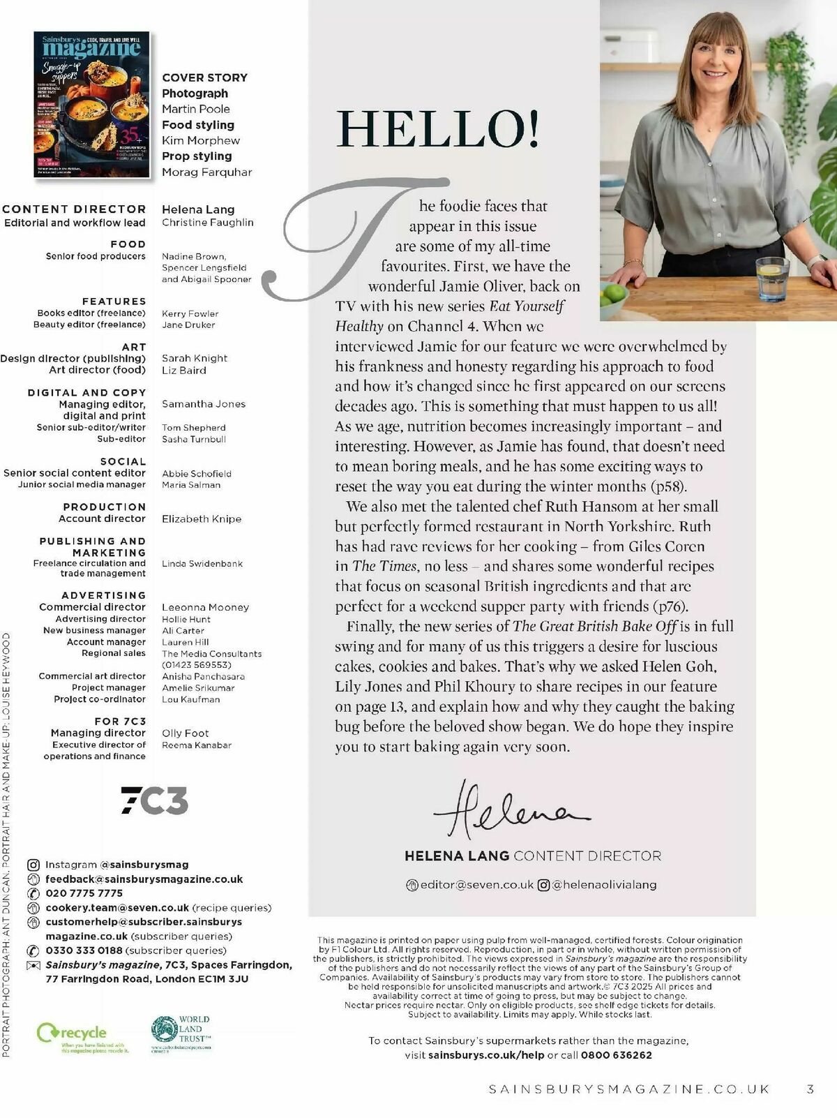 Sainsbury's Magazine October Offers from 1 October