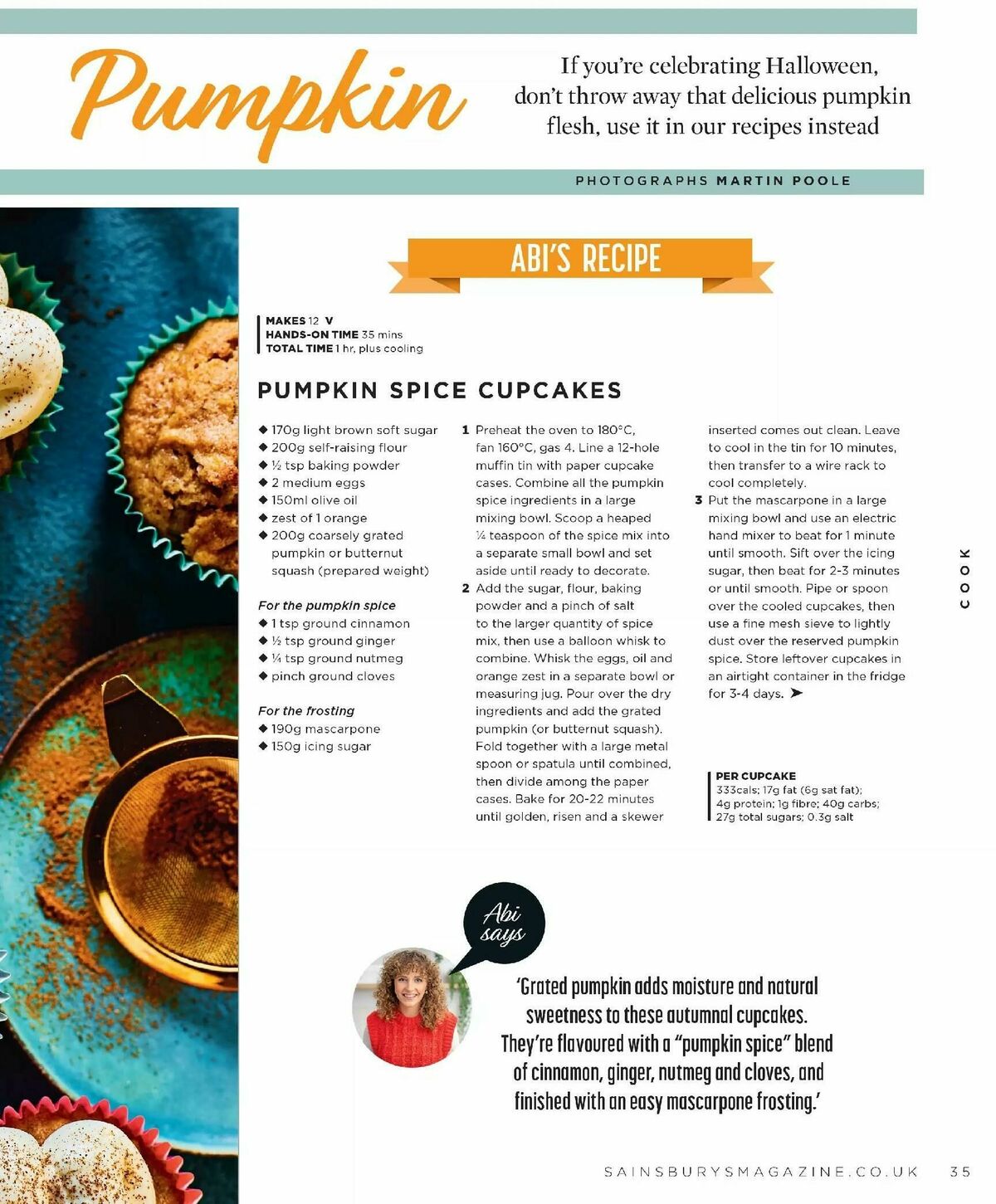 Sainsbury's Magazine October Offers from 1 October