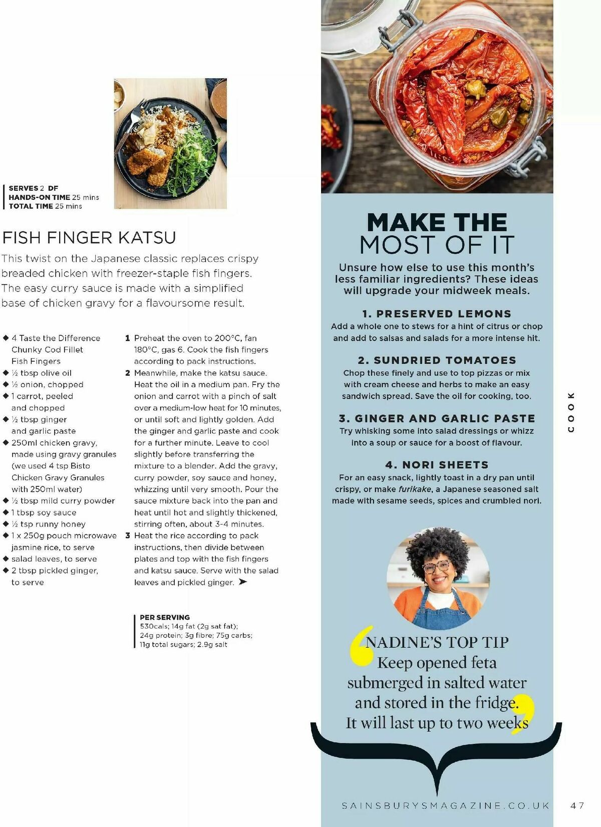 Sainsbury's Magazine October Offers from 1 October