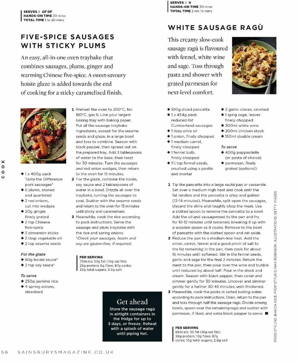 Sainsbury's Magazine October Offers from 1 October