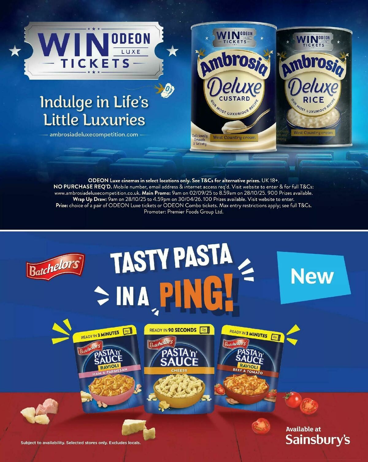 Sainsbury's Magazine October Offers from 1 October