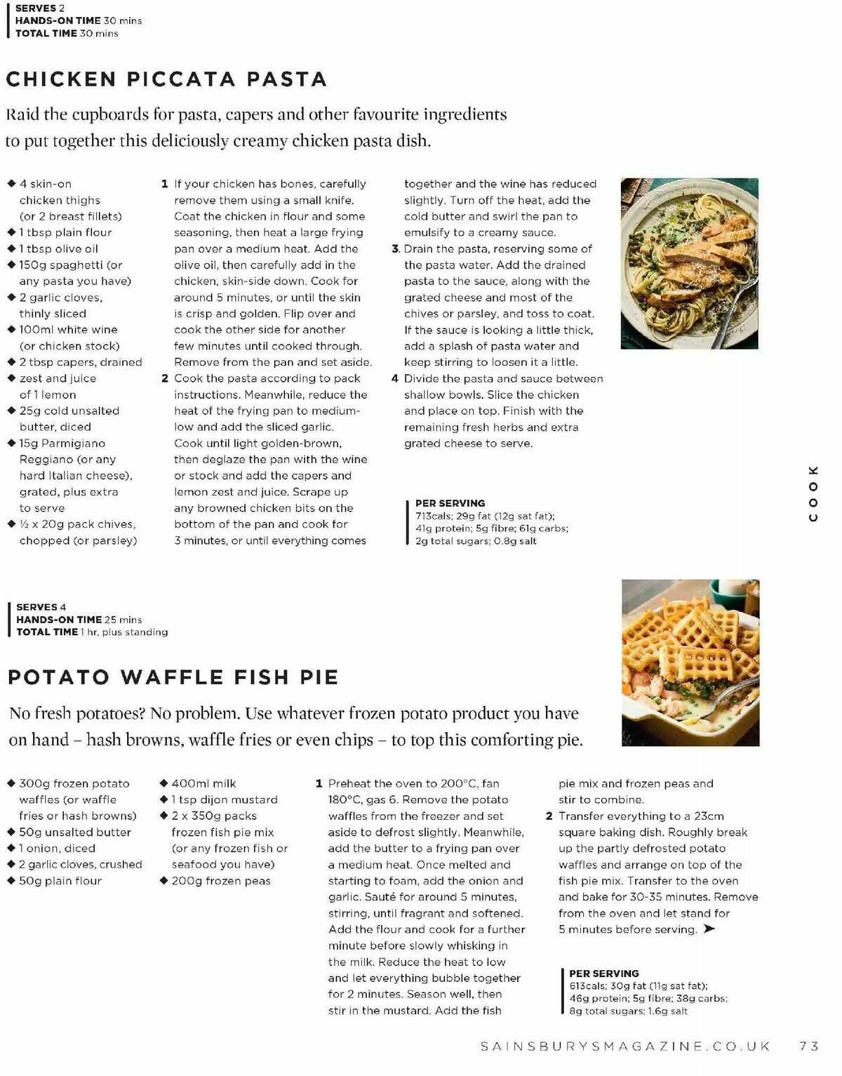 Sainsbury's Magazine October Offers from 1 October