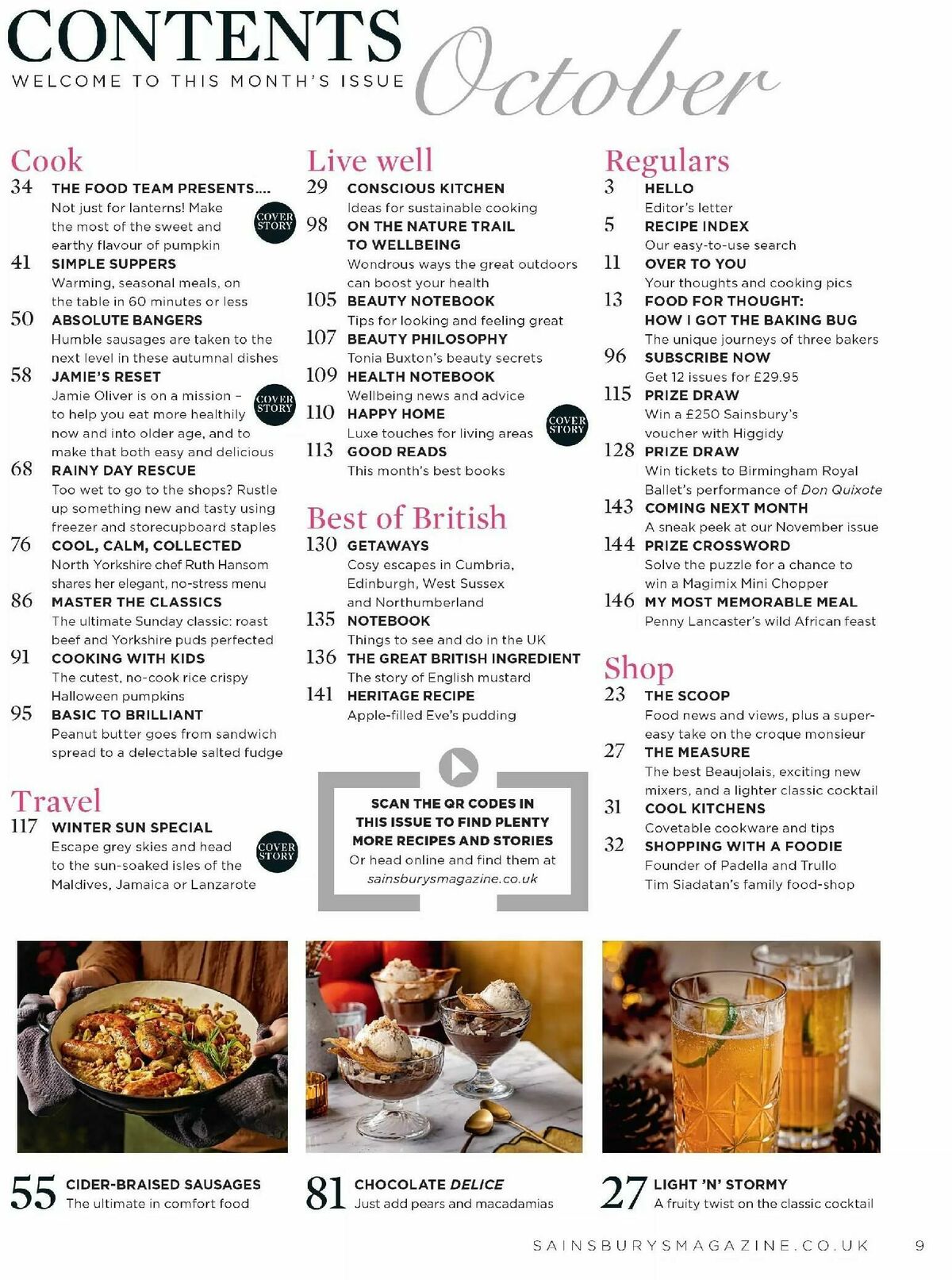 Sainsbury's Magazine October Offers from 1 October