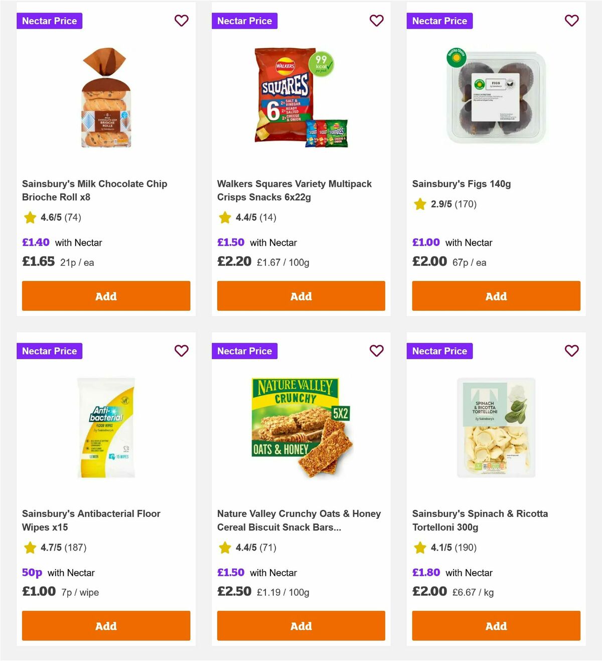 Sainsbury's Offers from 10 October
