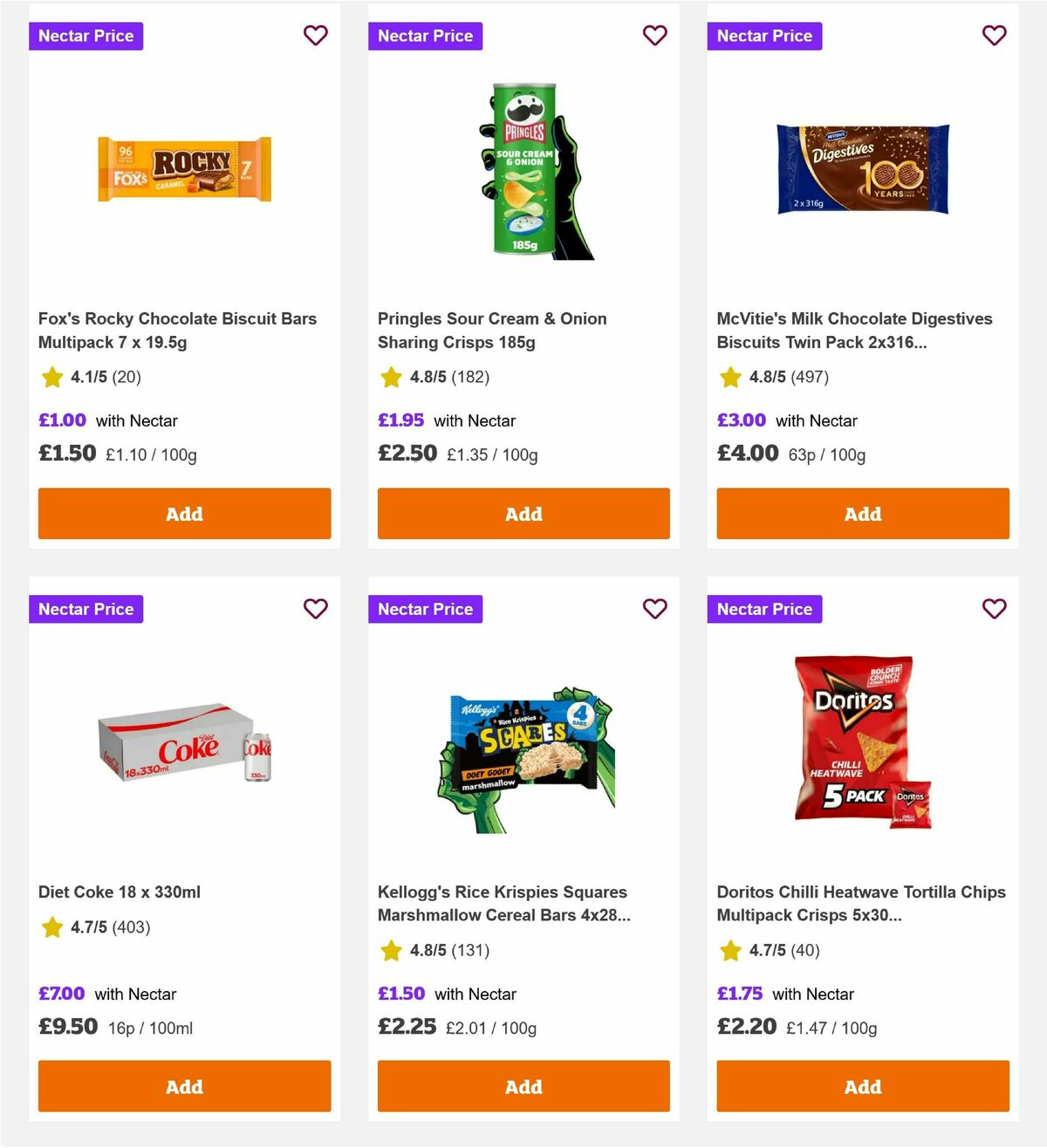 Sainsbury's Offers from 10 October