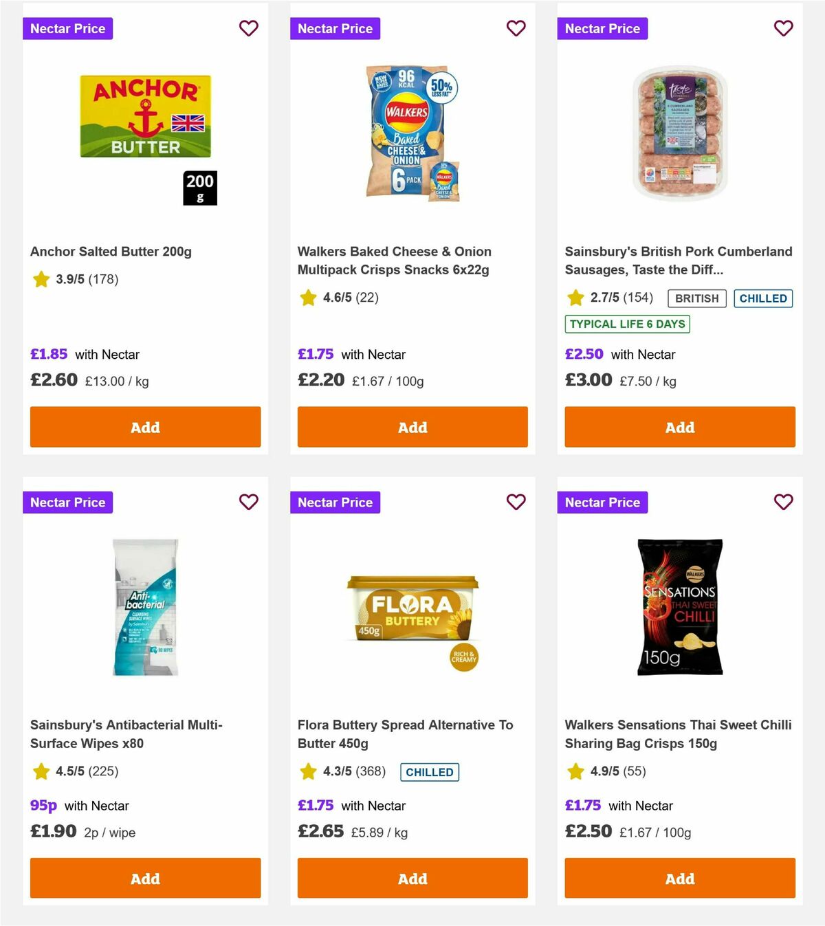 Sainsbury's Offers from 10 October