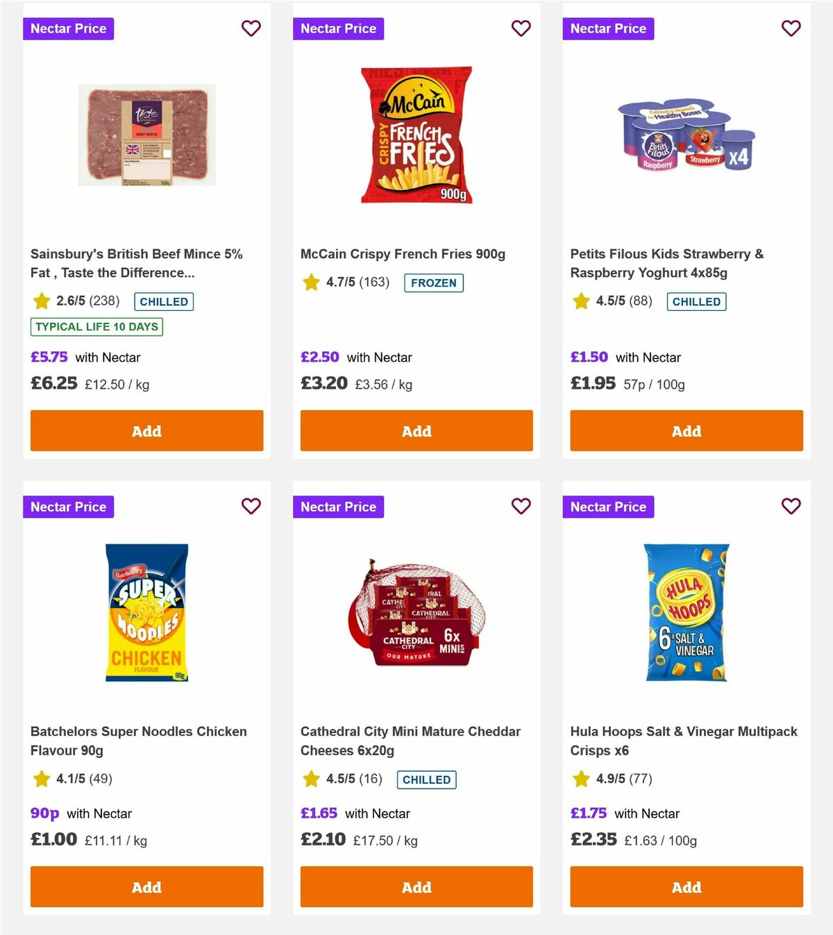 Sainsbury's Offers from 10 October