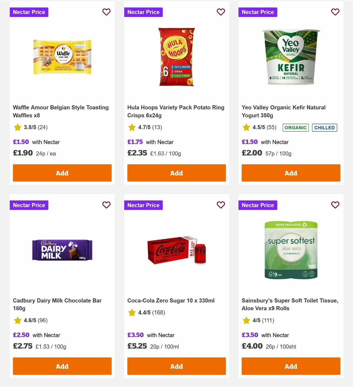 Sainsbury's Offers from 10 October