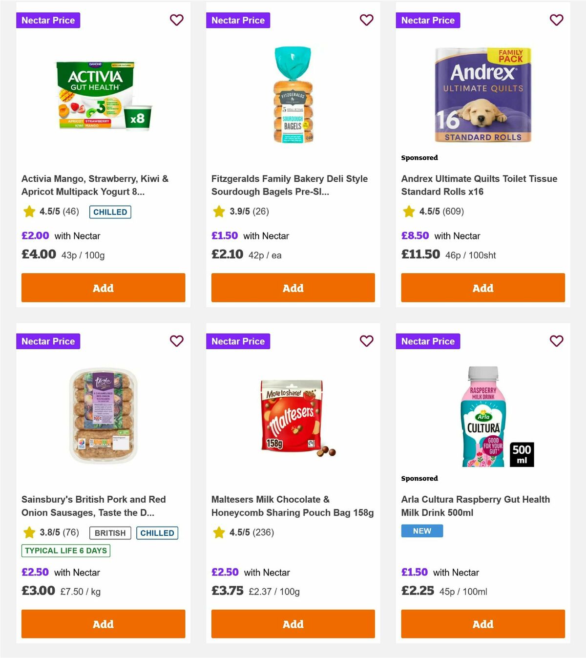 Sainsbury's Offers from 10 October