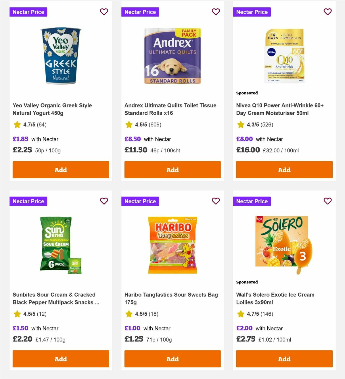 Sainsbury's Offers from 10 October