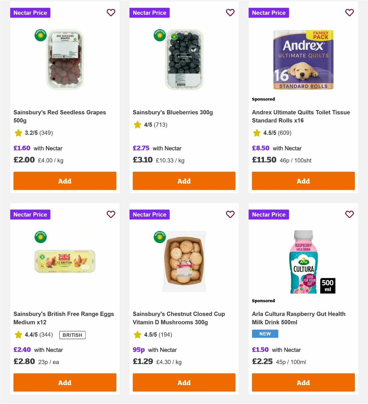 Sainsbury's Offers from 10 October