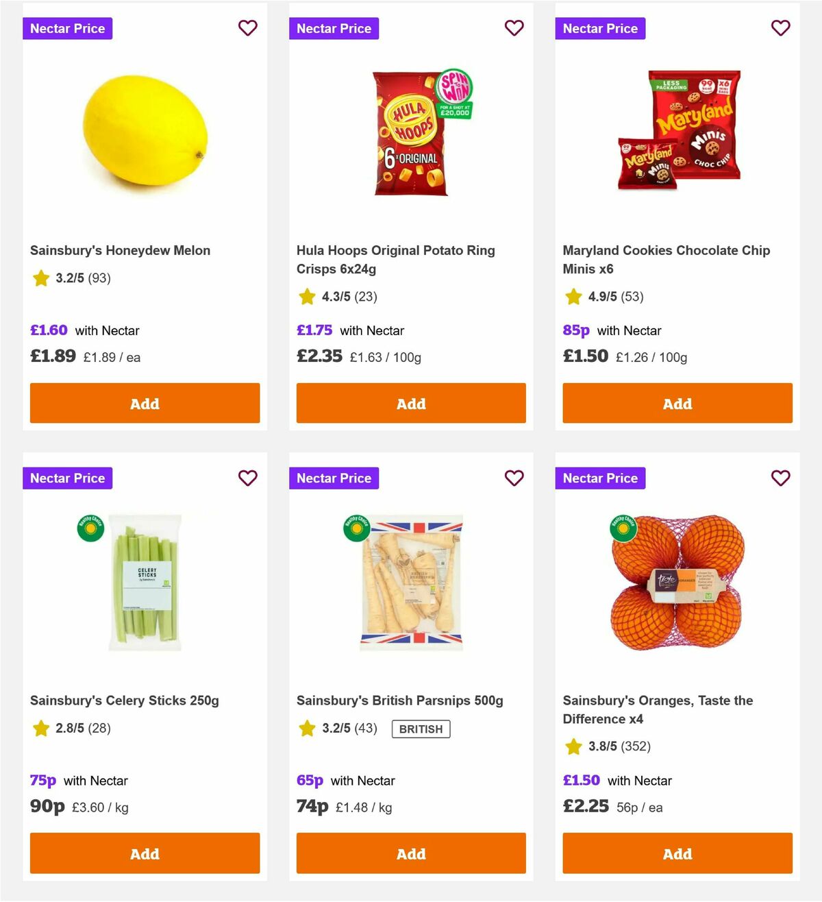 Sainsbury's Offers from 10 October
