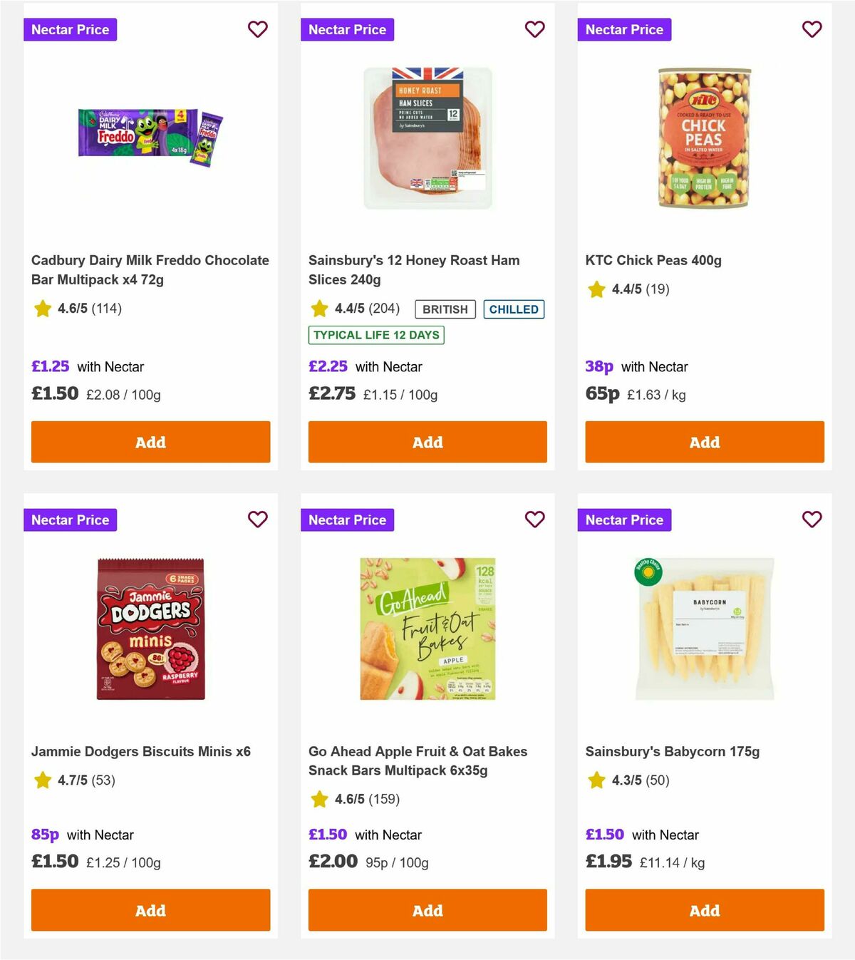 Sainsbury's Offers from 10 October
