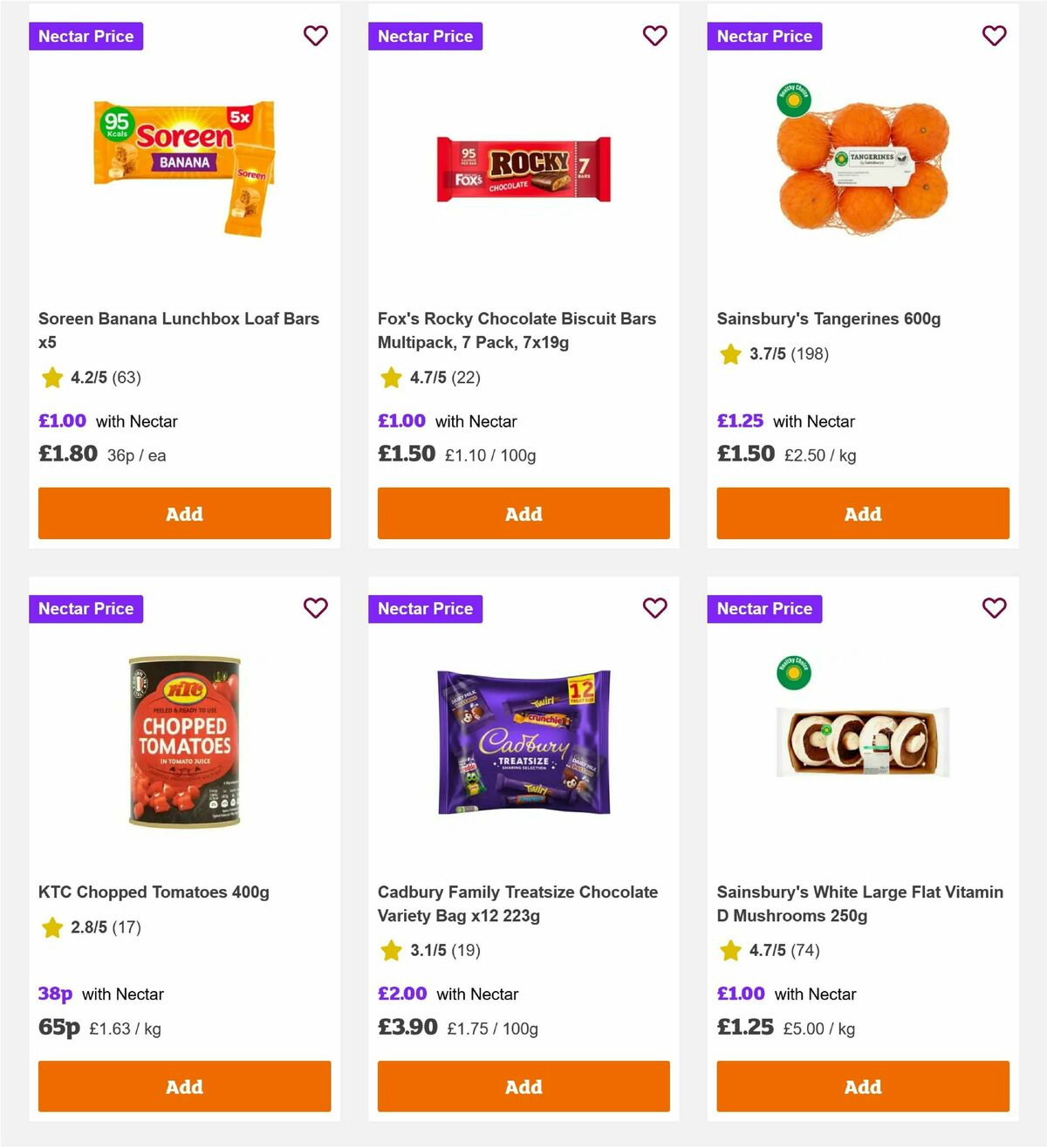 Sainsbury's Offers from 10 October