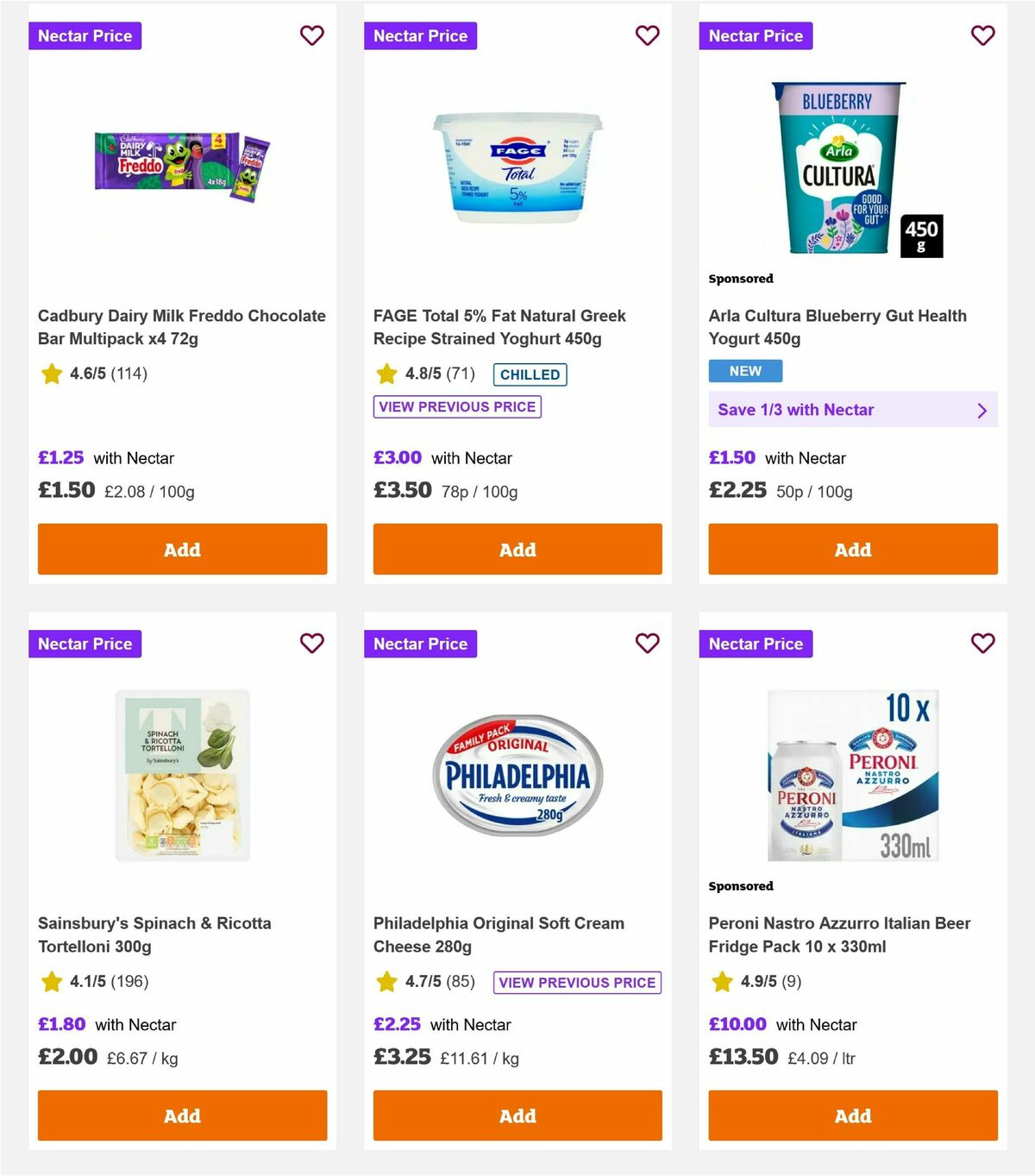 Sainsbury's Offers from 24 October