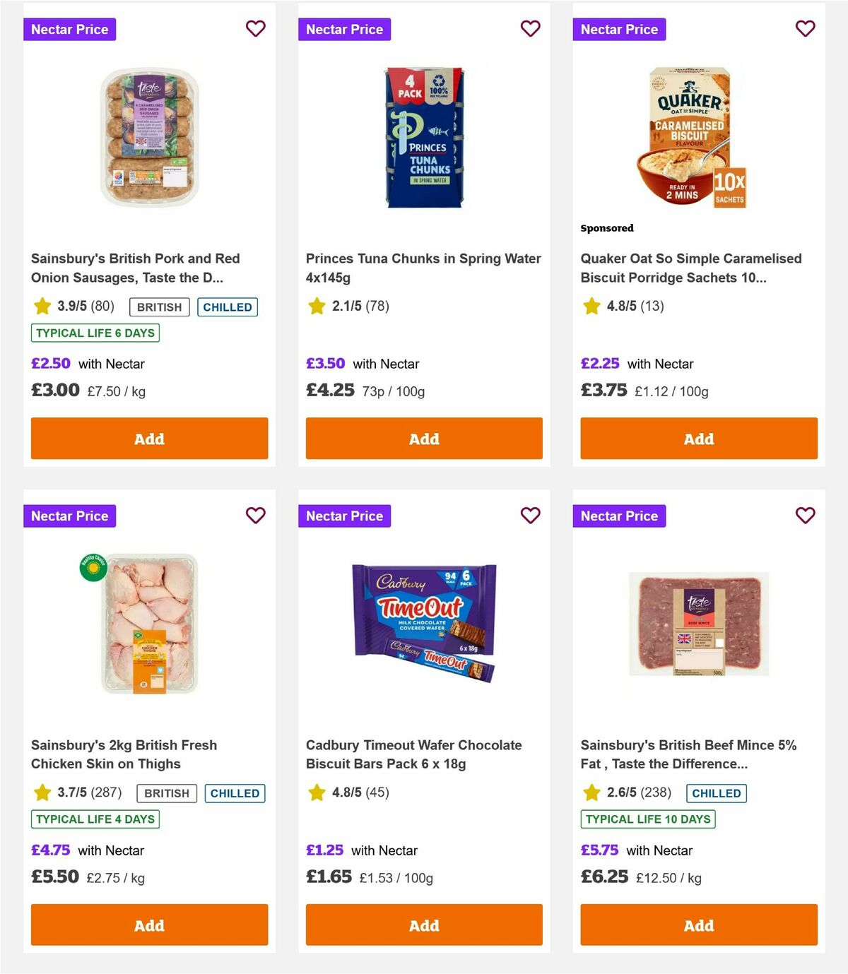 Sainsbury's Offers from 24 October