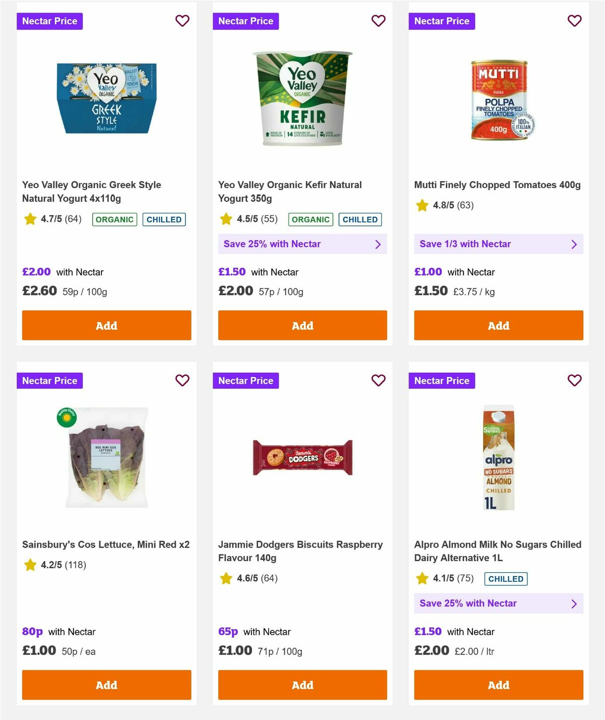 Sainsbury's Offers from 24 October