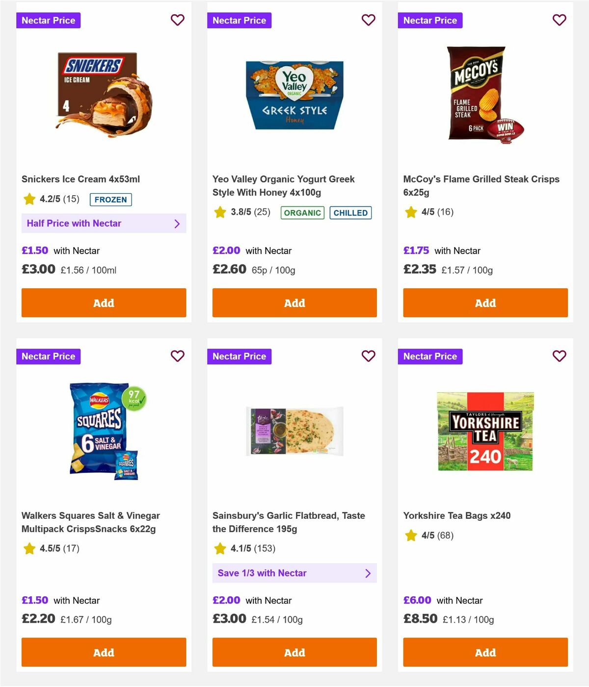 Sainsbury's Offers from 24 October