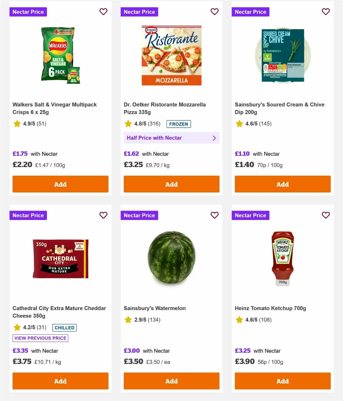 Sainsbury's Offers from 24 October