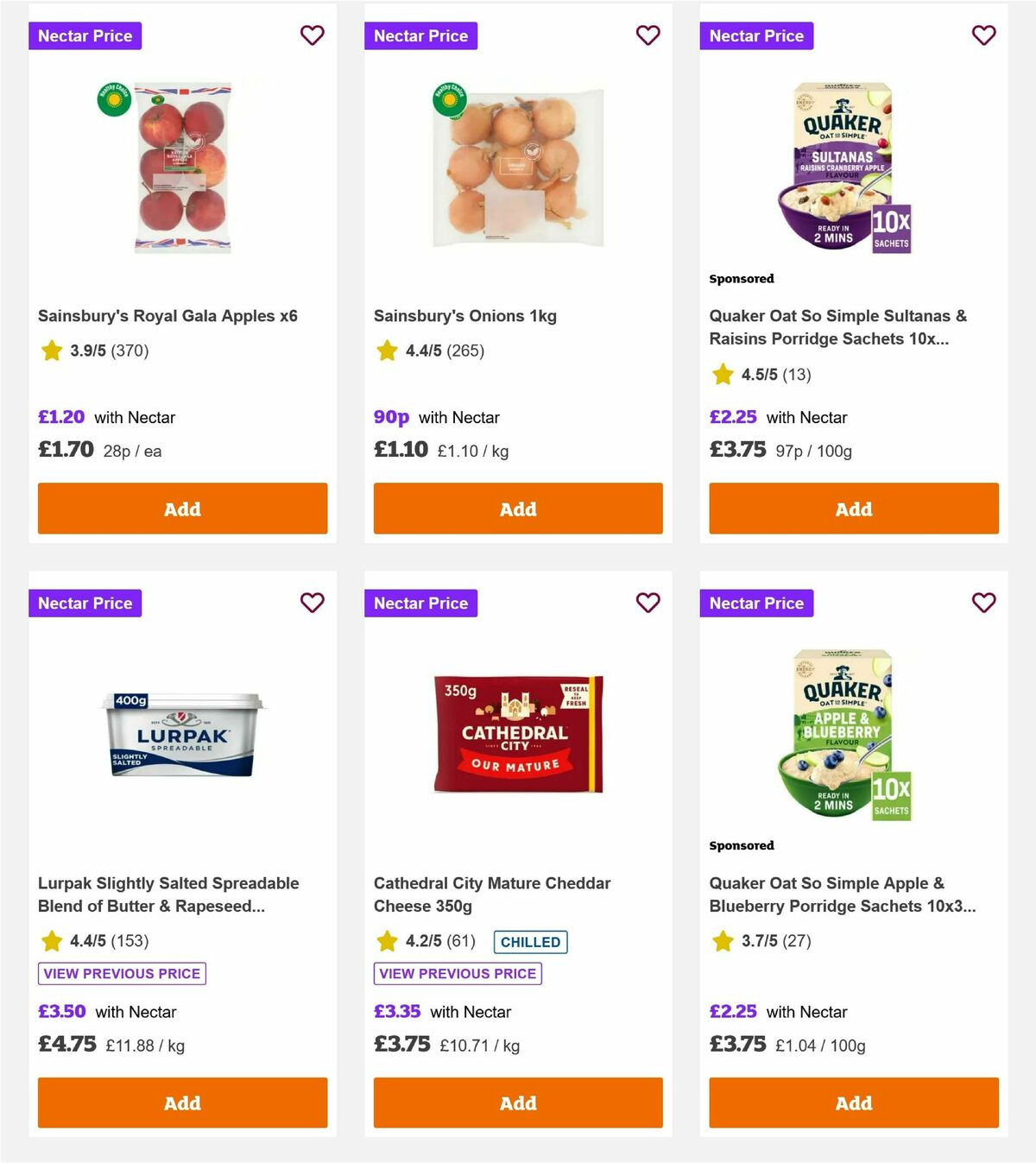 Sainsbury's Offers from 24 October