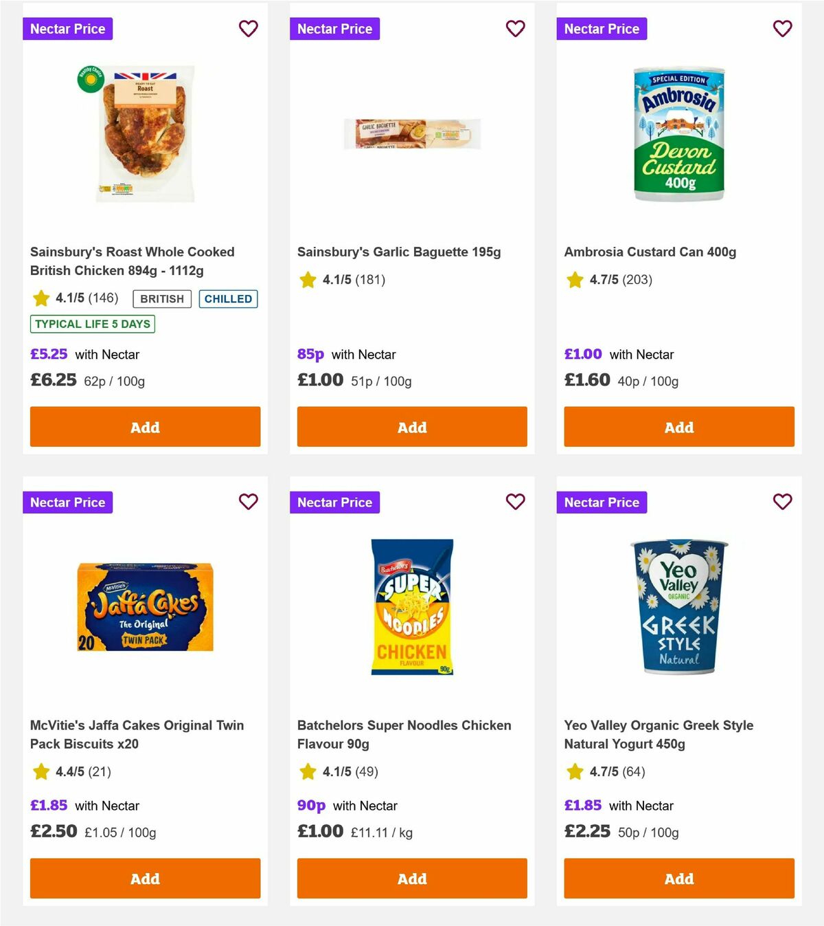 Sainsbury's Offers from 24 October