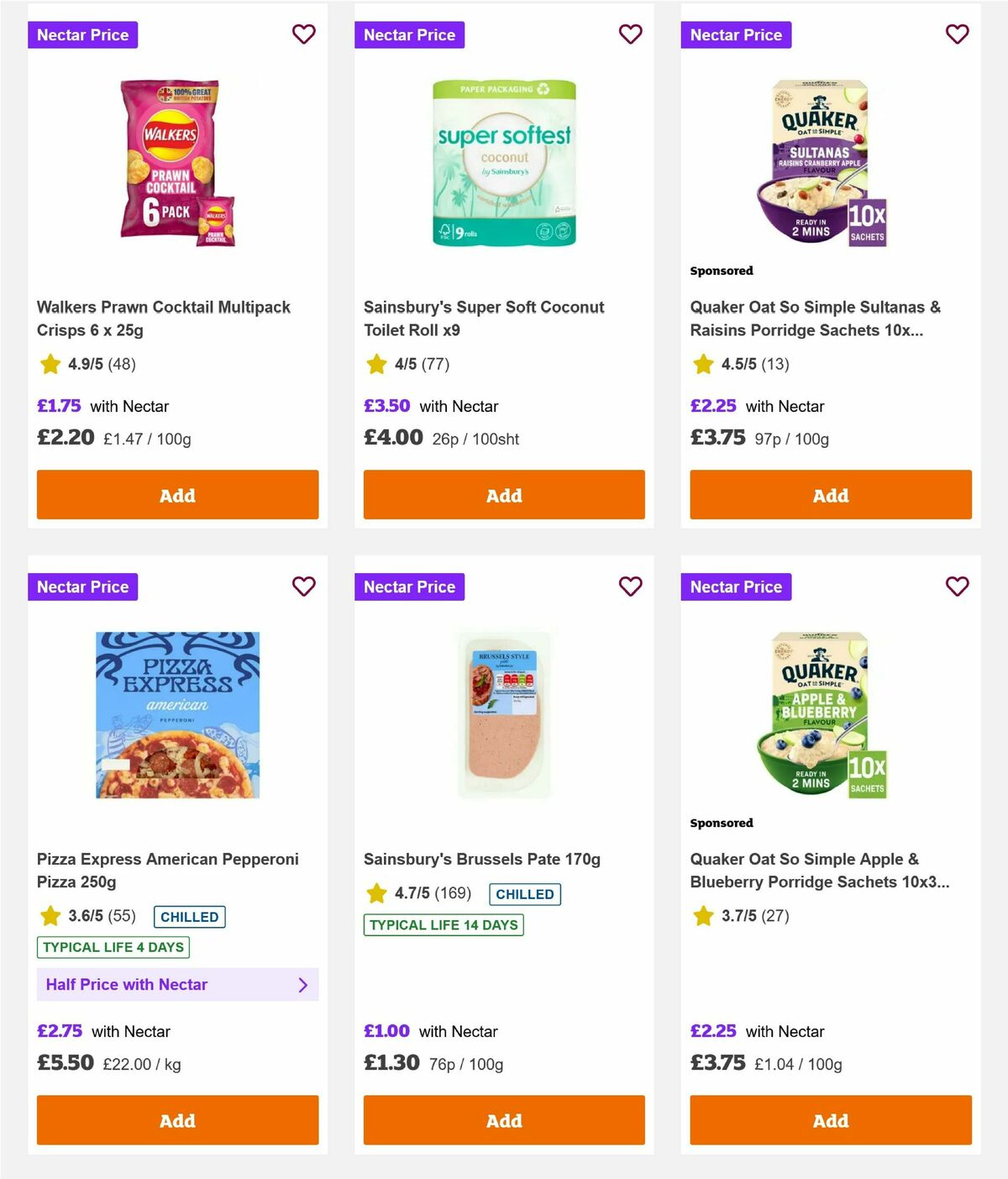 Sainsbury's Offers from 24 October