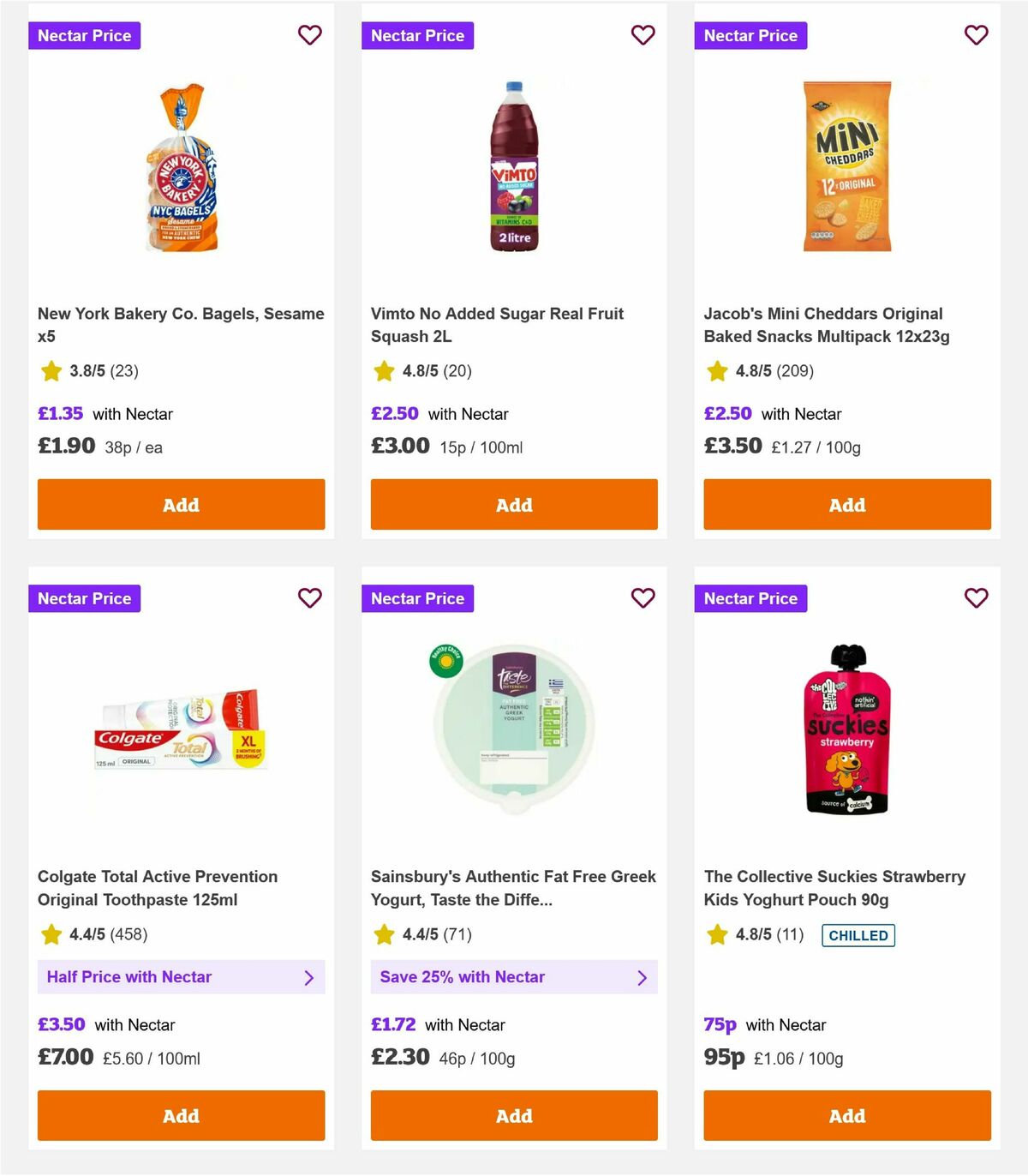 Sainsbury's Offers from 24 October